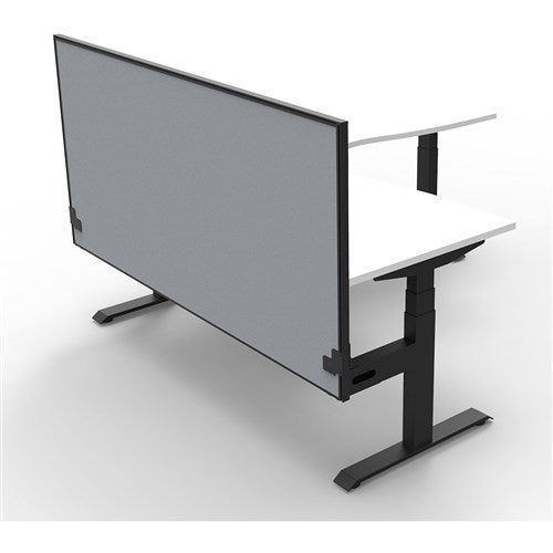 Rapidline Boost  Corner Workstation   Screen 1800/1500mmW White/Black