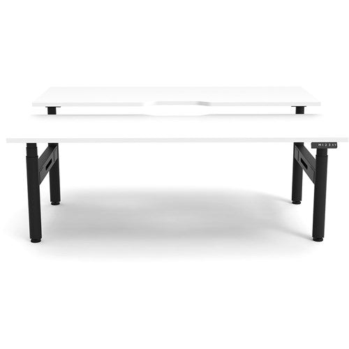 Rapidline Halo  Back to Back Workstation 2 Person 1500W x 1500D x 1270mmH White/Black