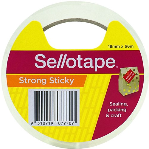 Sellotape Sticky Tape 18mmx66m Clear PACK8
