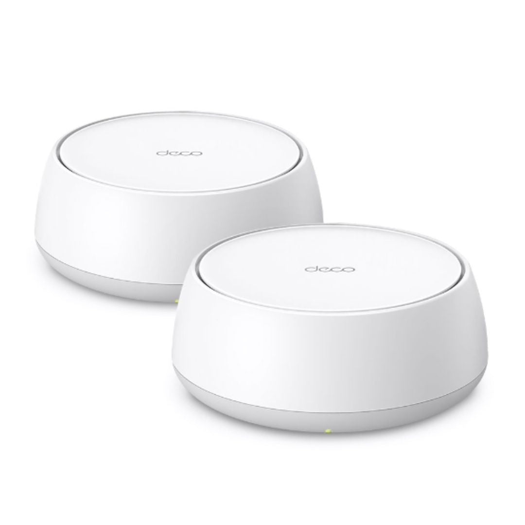 TP-Link Deco BE25(2-pack) BE5000 Whole Home Mesh WiFi 7 System,  688 Mbps at 2.4 GHz   4320 Mbps at 5 GHz ,Deco App, Router/AP Mode, IPv6, IPTV, HomeS