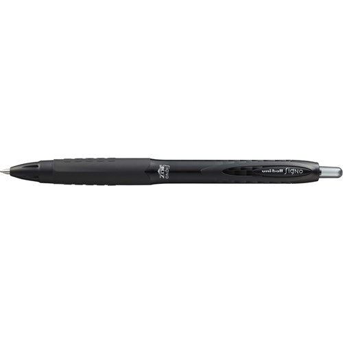 Uni-Ball UMN307 Signo Gel Pen Rollerball Retractable Fine 0.7mm Black PACK12