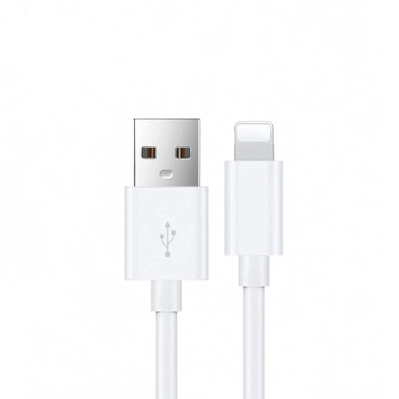 USP Lightning to USB-A Cable (2M) White - Quick Charge & Connect, 2.4A Rapid Charge, 480Mbps Transfer, Fast Charge,Tested 10K  Bend,Durable & Reliable