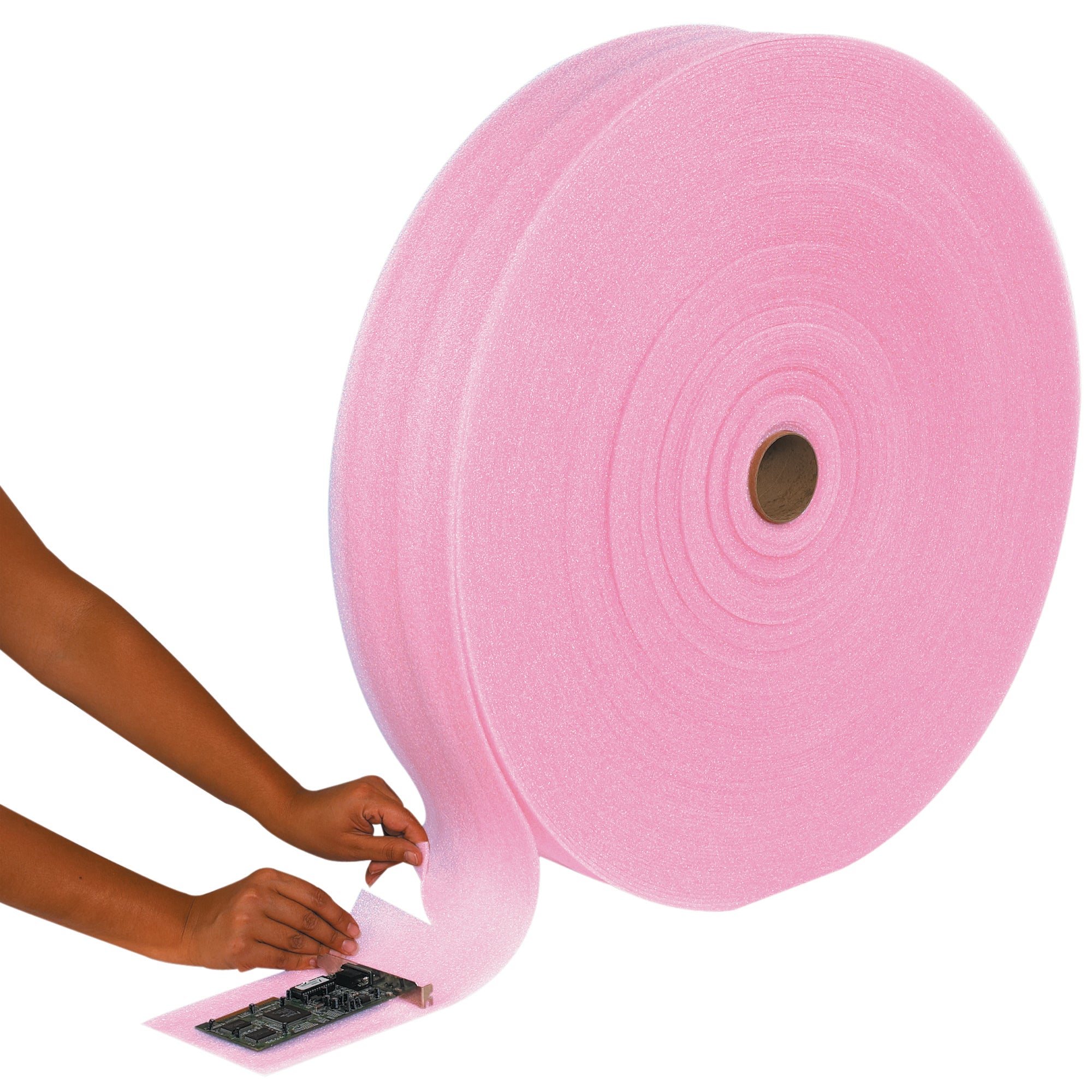 1/4" x 18" x 250' (4) Perforated Anti-Static Air Foam Rolls (FW14S18ASP) Bundle Of 4