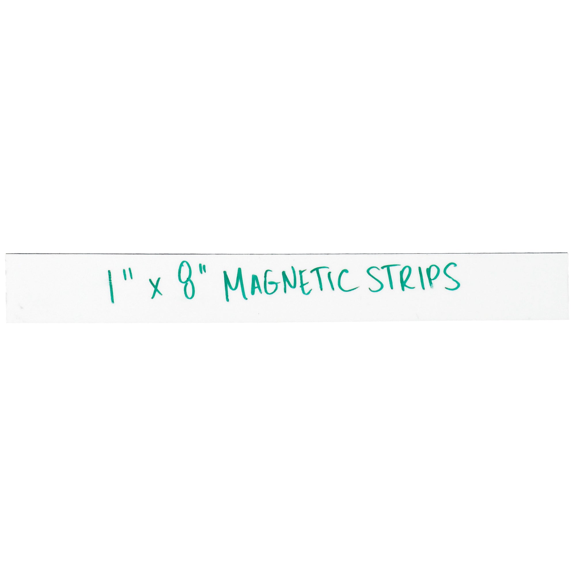 1 x 8" White Warehouse Labels - Magnetic Strips (LH174) Case Of 25