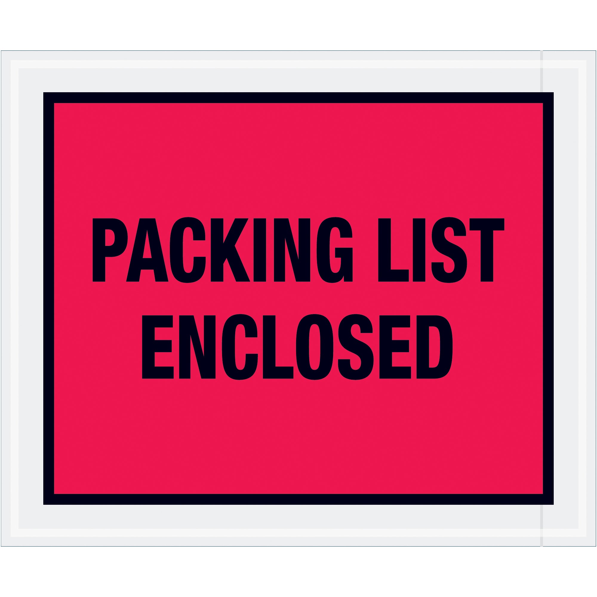 10 x 12" Red "Packing List Enclosed" Envelopes (PL430) Case Of 500
