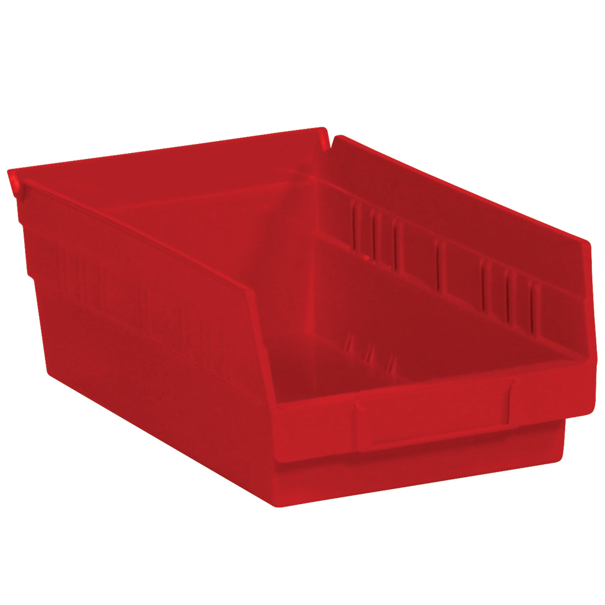 11 5/8 x 6 5/8 x 4" Red Plastic Shelf Bin Boxes (BINPS103R) Case Of 30