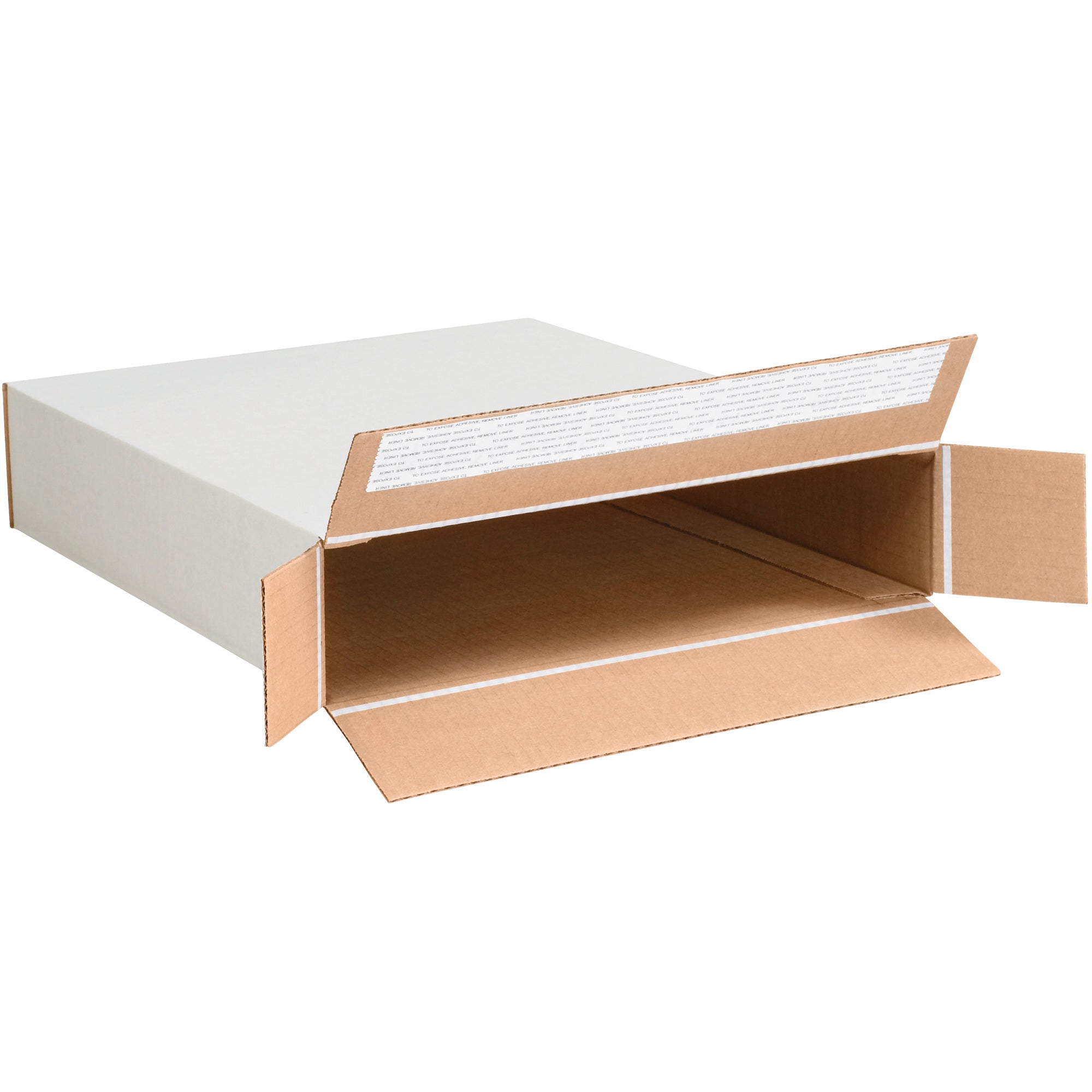 12 1/2 x 3 x 17 1/2" FOL Self Seal White (12317SSFOL) Bundle Of 25