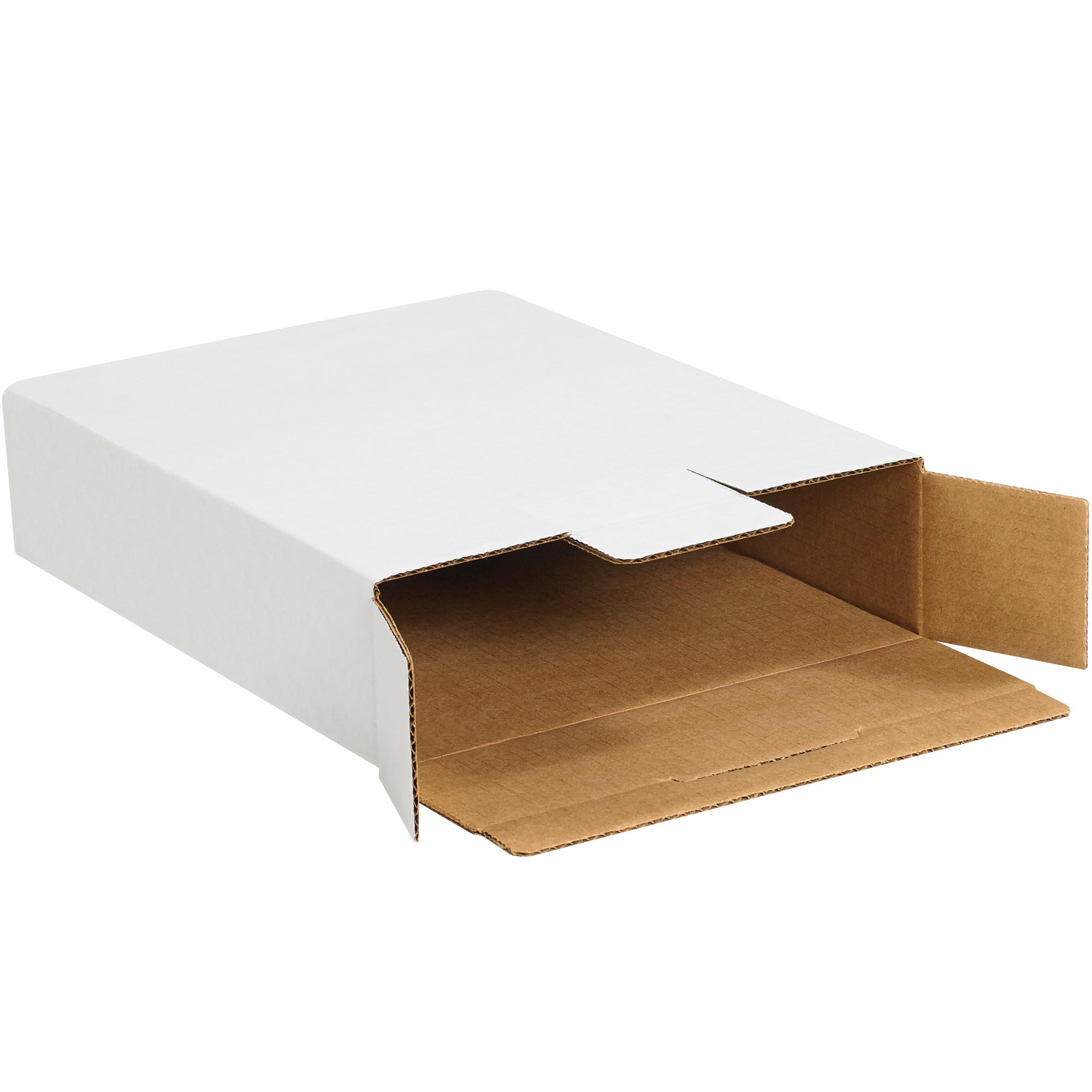 12 1/8 x 11 5/8 x 2 5/8" White Side Loading Locking Mailers (MAL12112) Bundle Of 50