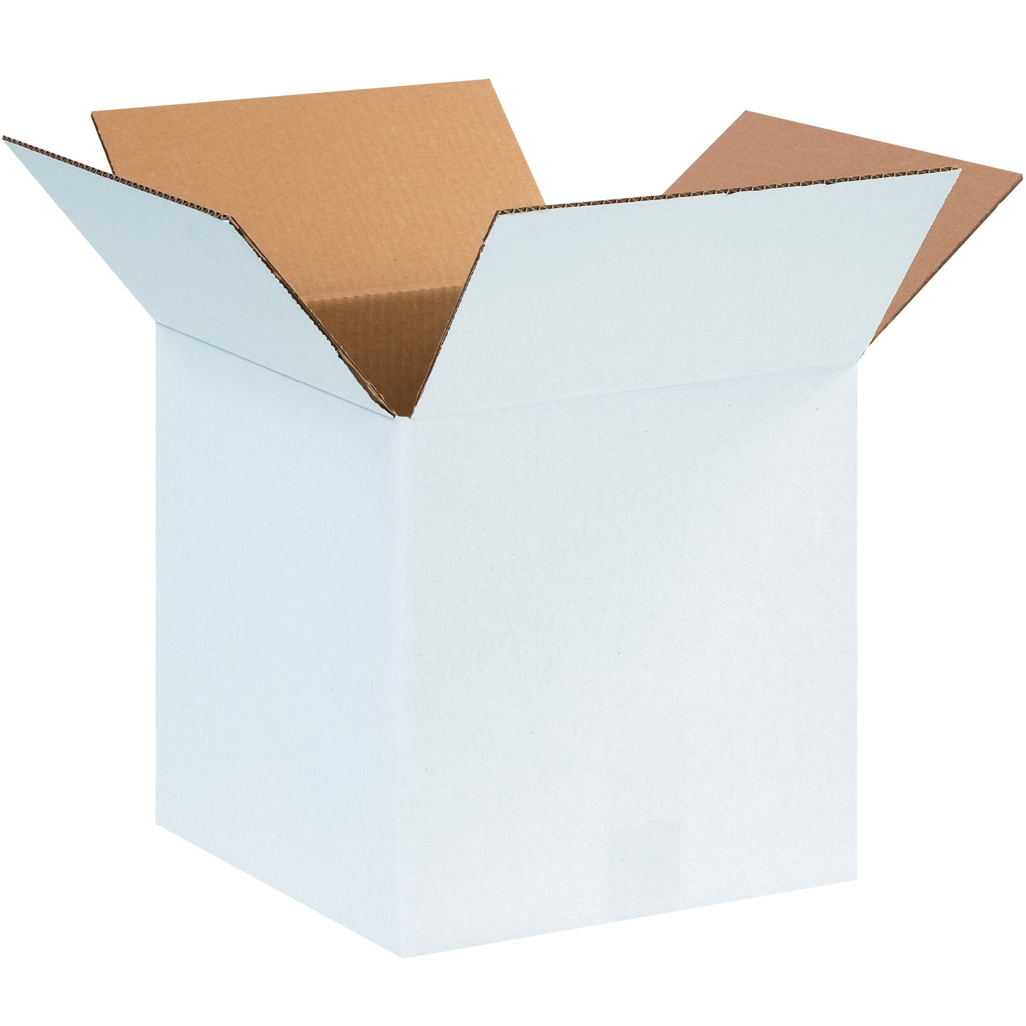 12 x 12 x 12" White Corrugated Boxes (121212W) Bundle Of 25