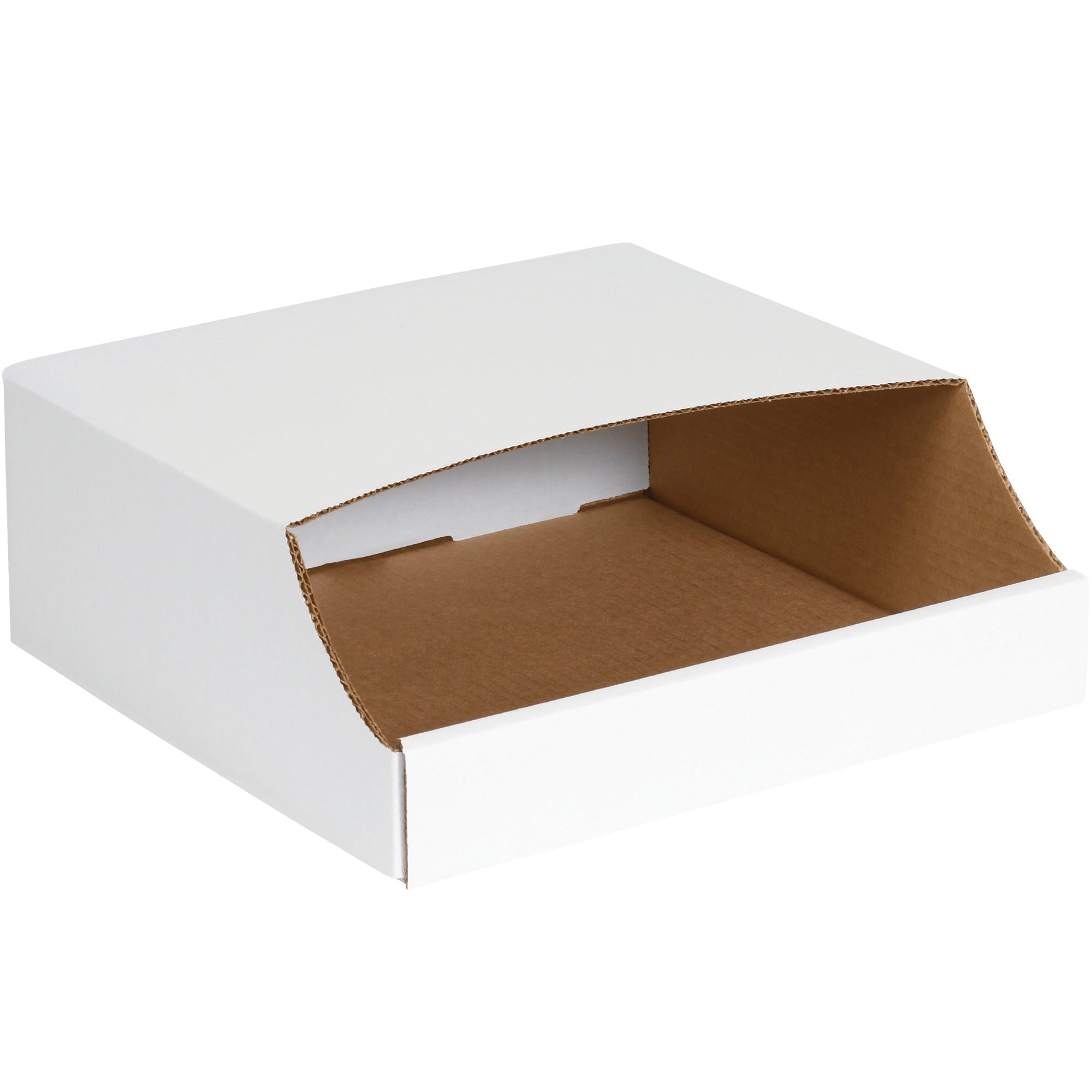 12 x 12 x 4 1/2" Stackable Bin Boxes (BINB1212) Bundle Of 50