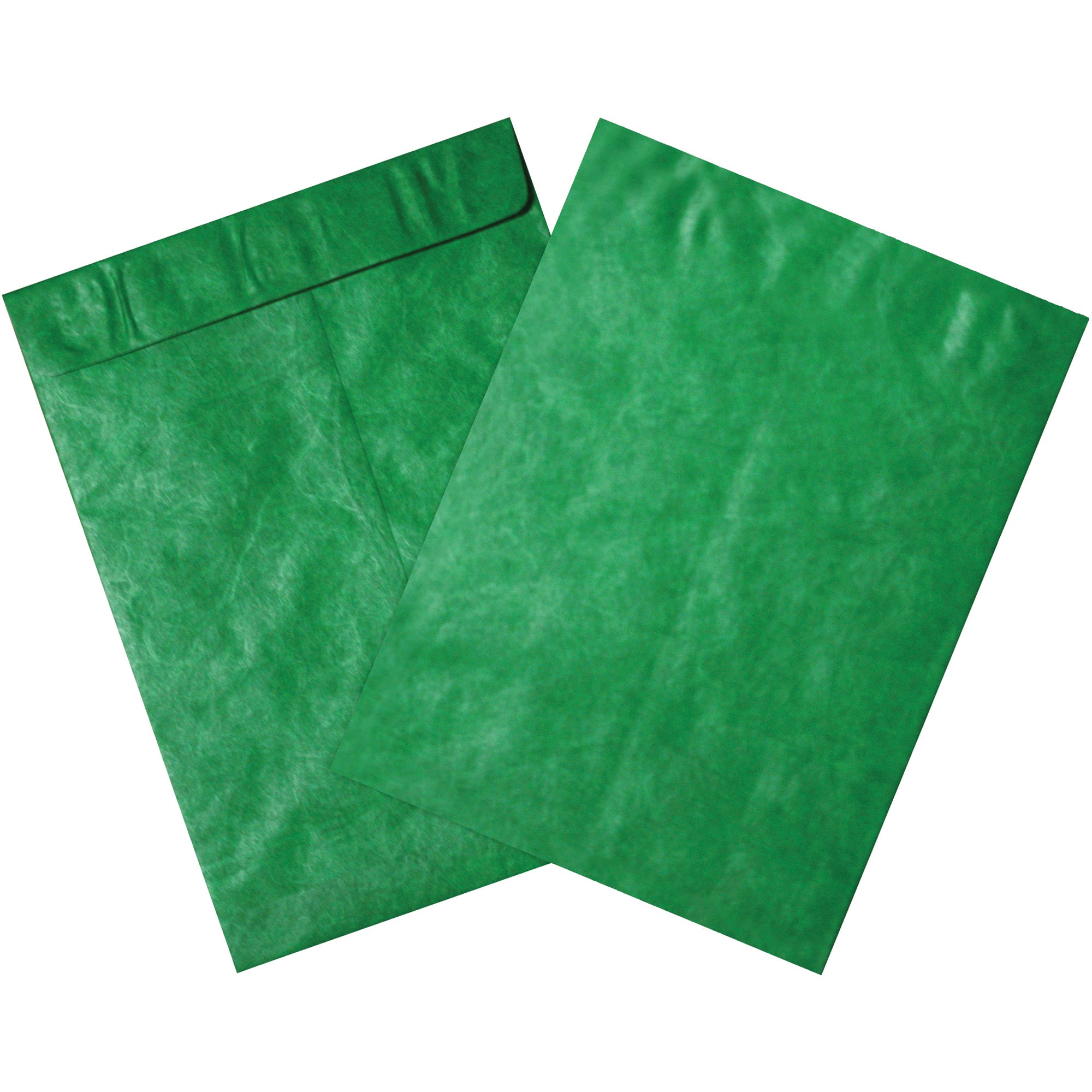 12 x 15 1/2" Green Tyvek Envelopes (TYC1215G) Case Of 100