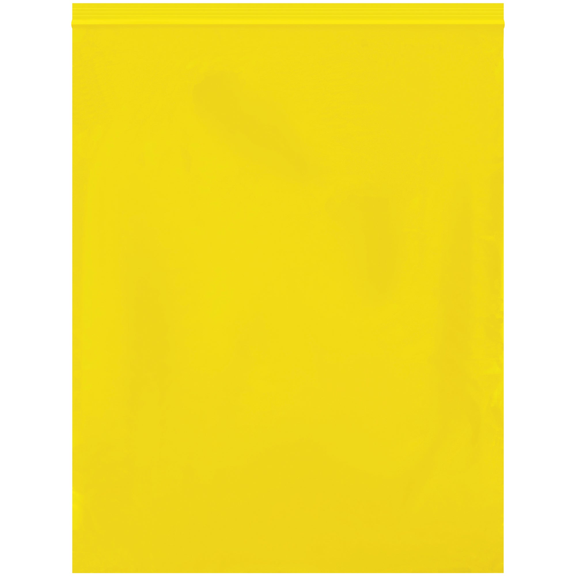 12 x 15" - 2 Mil Yellow Reclosable Poly Bags (PB3670Y) Case Of 1000