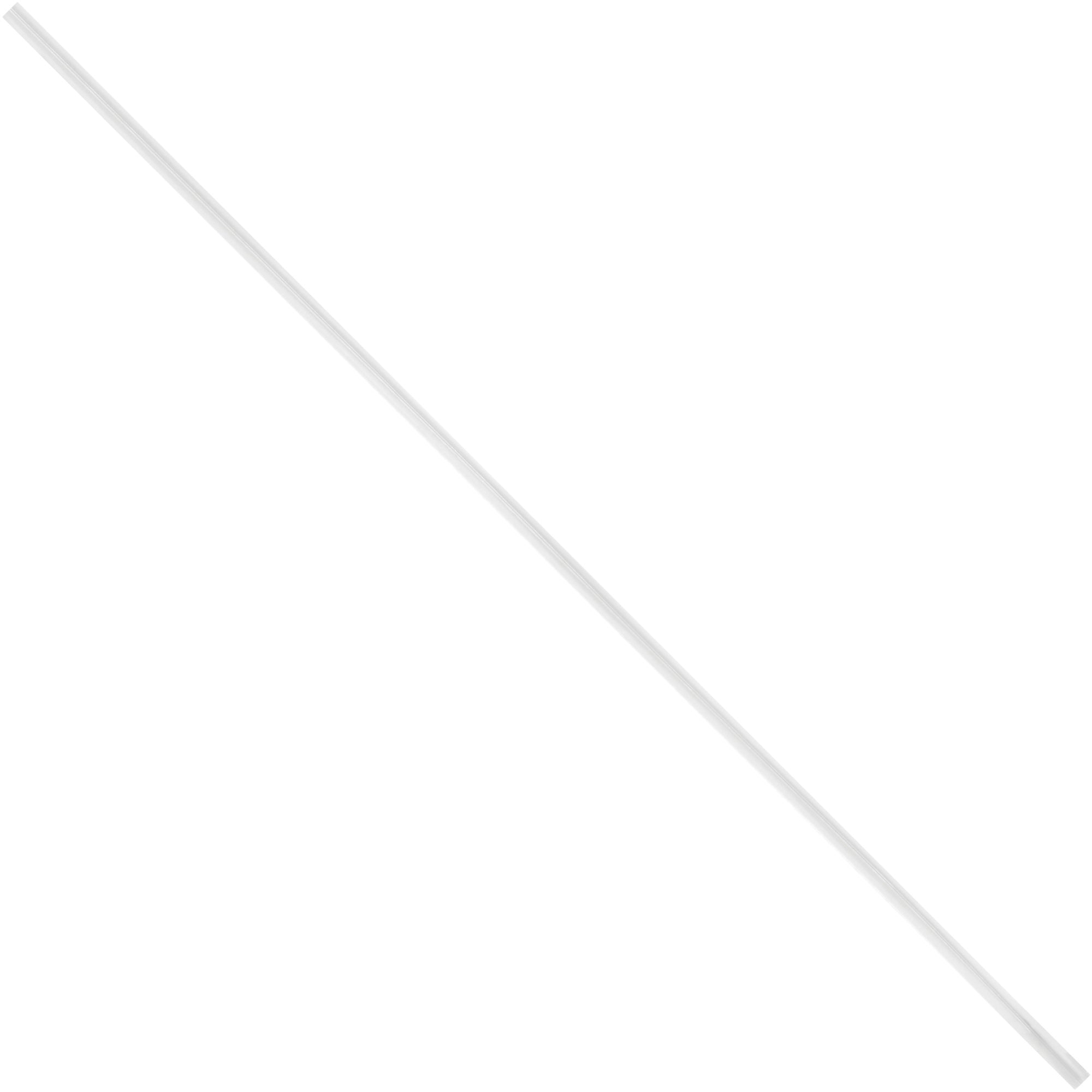 12 x 5/32" White Plastic Twist Ties (PLT12W) Case Of 2000