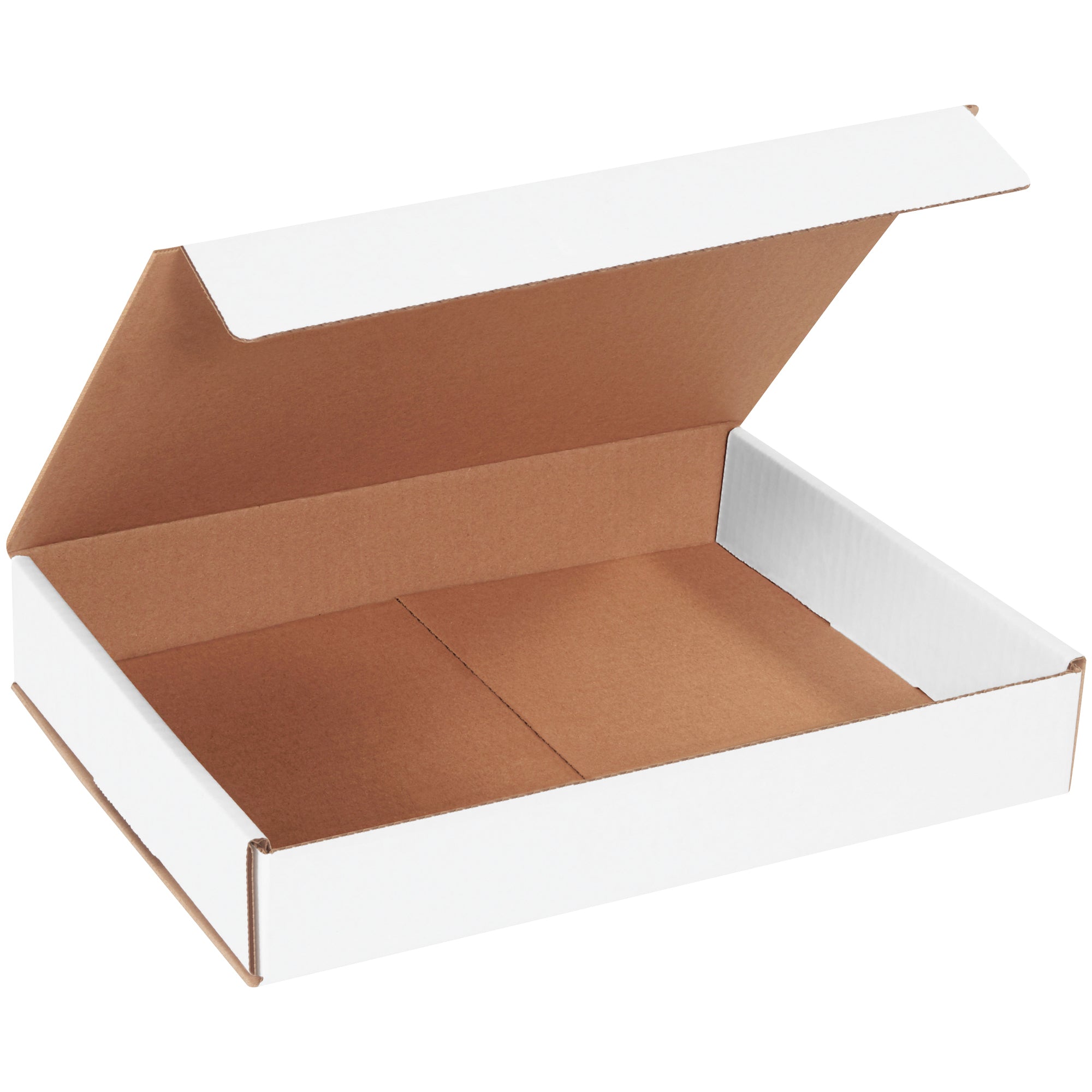 12 x 9 x 2" White Corrugated Mailers (MLR1292) Bundle Of 50