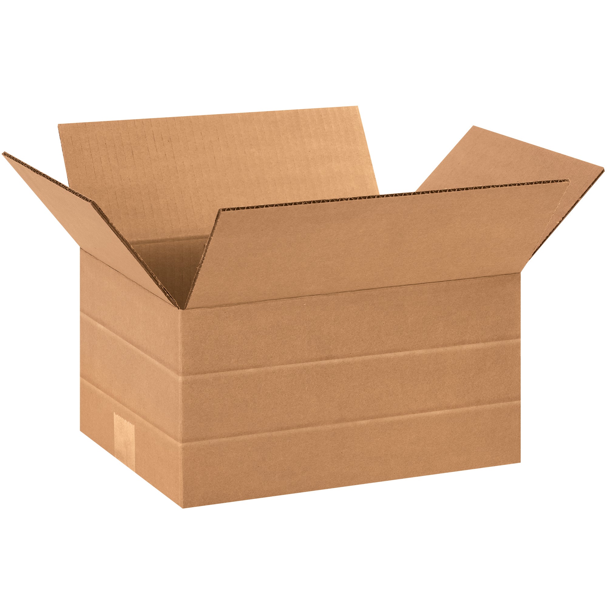 12 x 9 x 6" Multi-Depth Corrugated Boxes (MD1296) Bundle Of 25