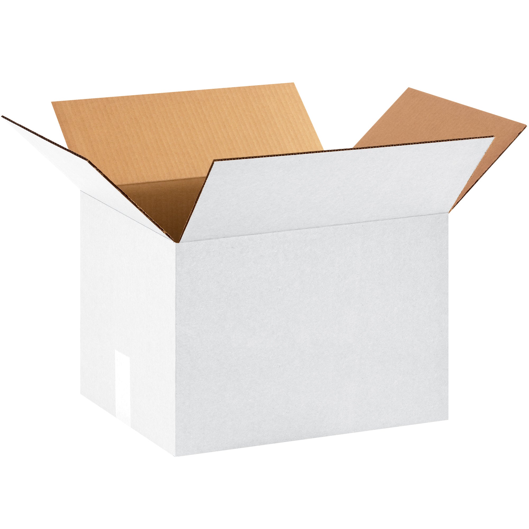 15 x 12 x 10" White Corrugated Boxes (151210W) Bundle Of 25