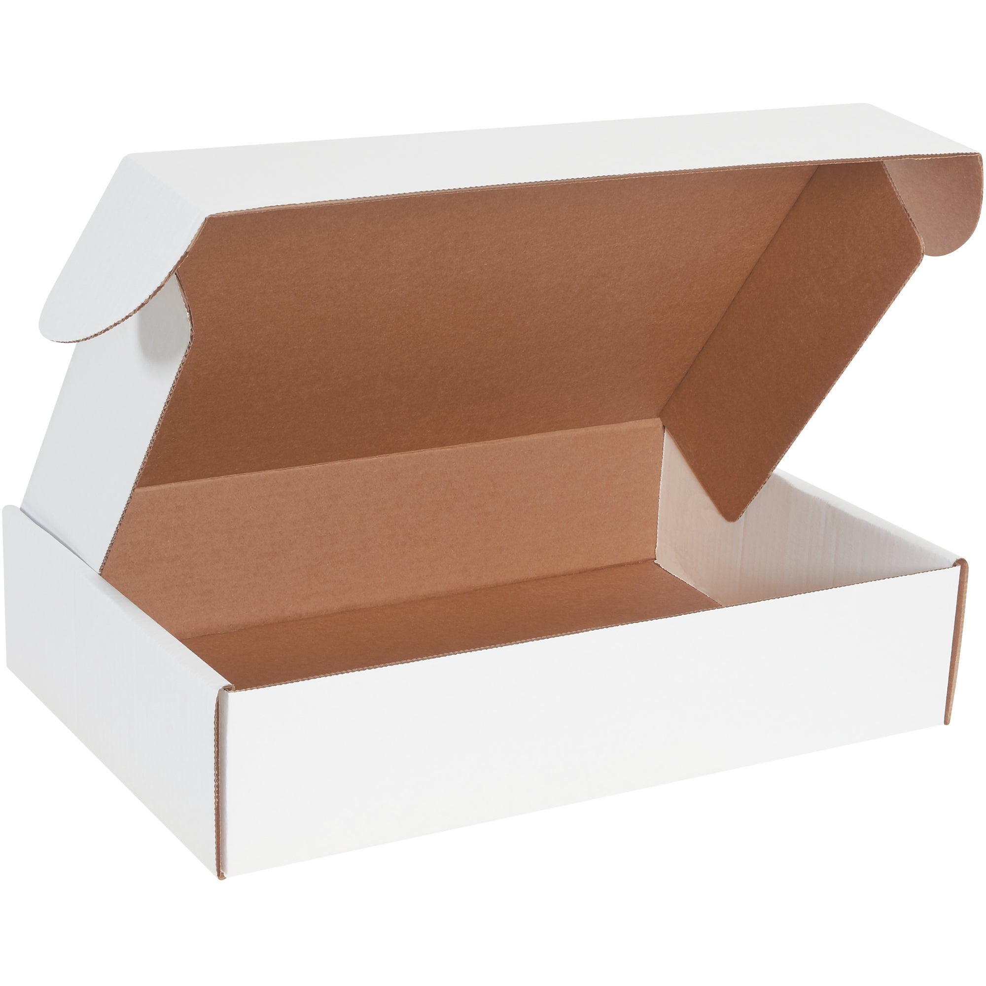 18 x 12 x 4" White Deluxe Literature Mailers (MFL18124) Bundle Of 25