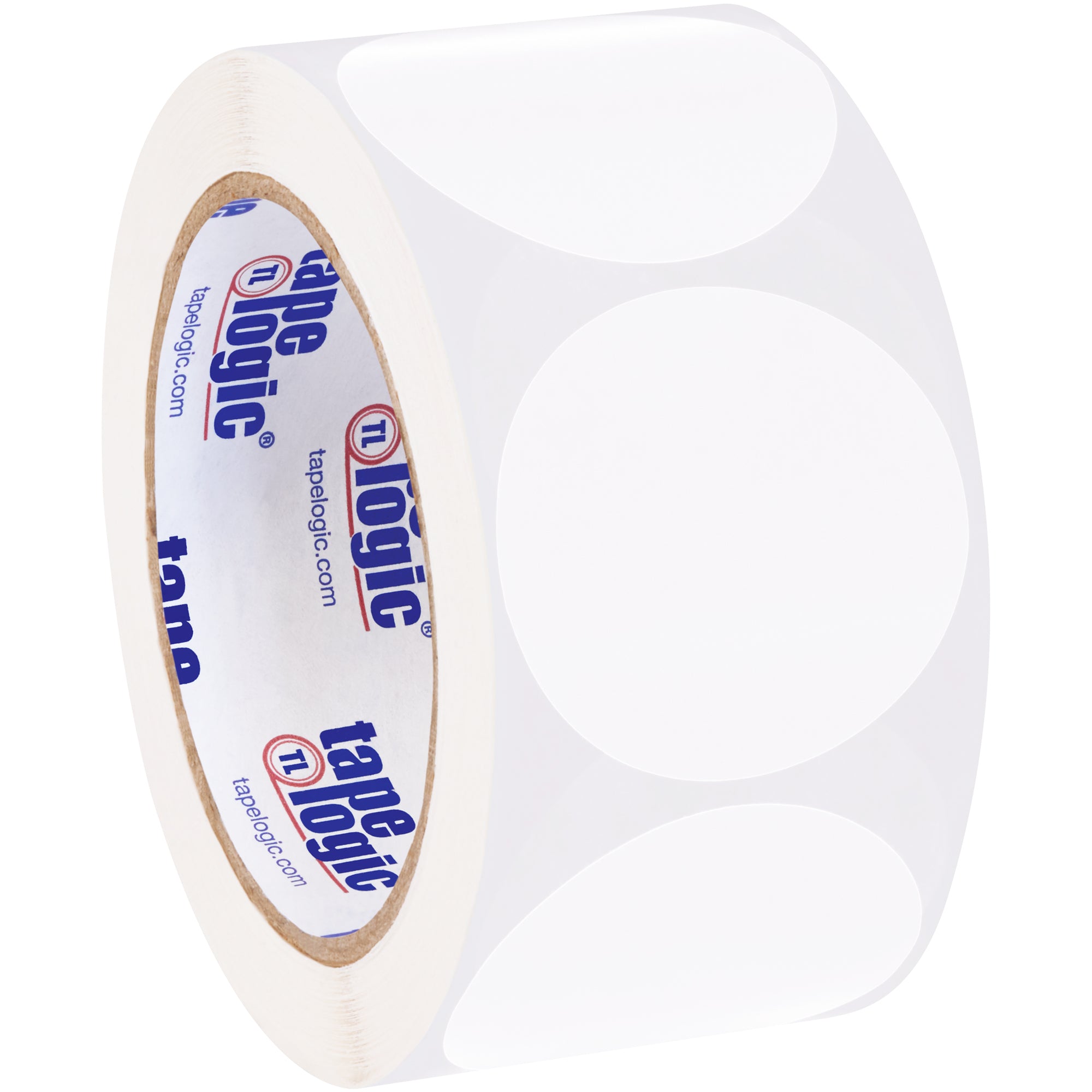 2" White Inventory Circle Labels (DL613E) Roll Of 500