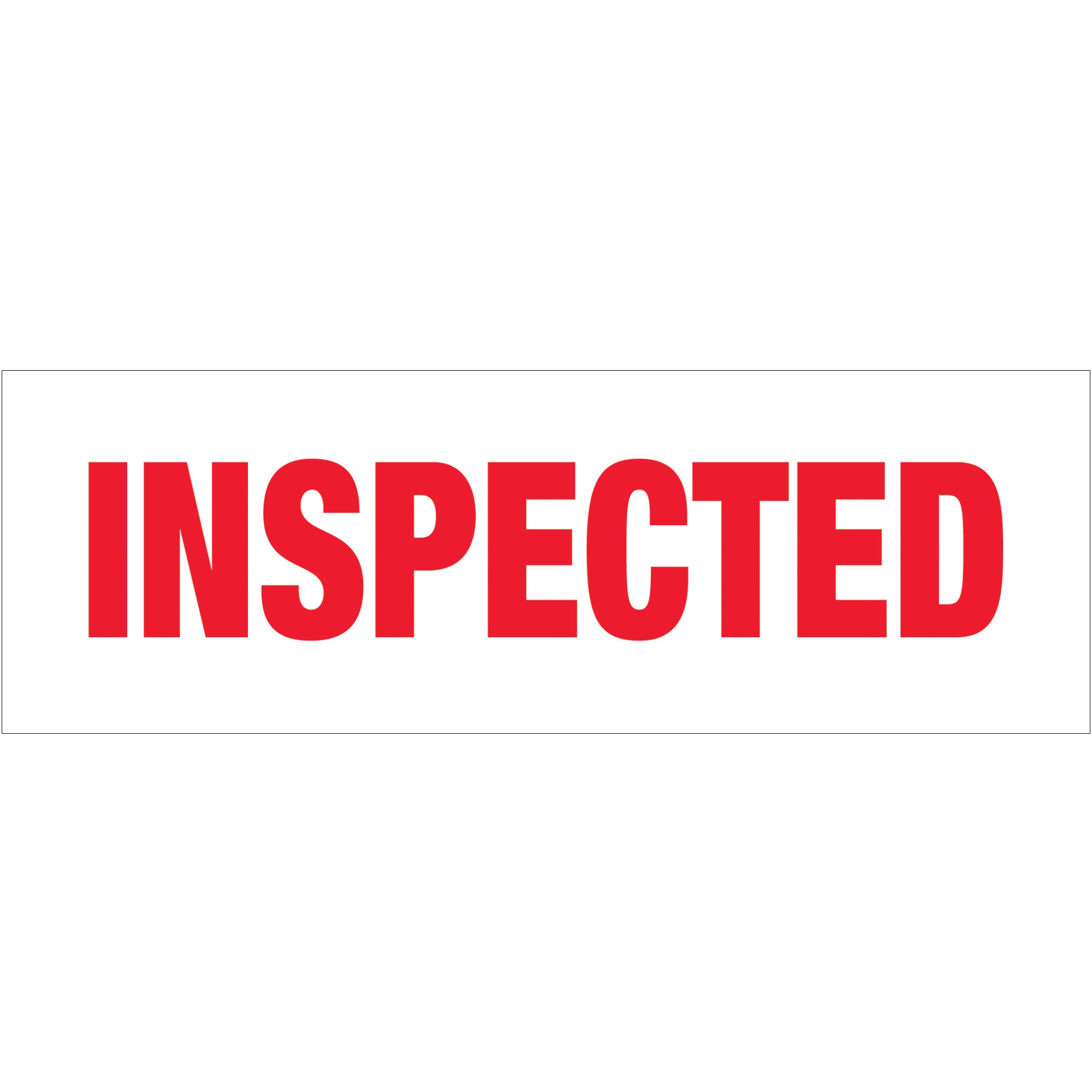 2" x 110 yds. - "Inspected" (18 Pack) Tape Logic Messaged Carton Sealing Tape (T902P1418PK) Case Of 18