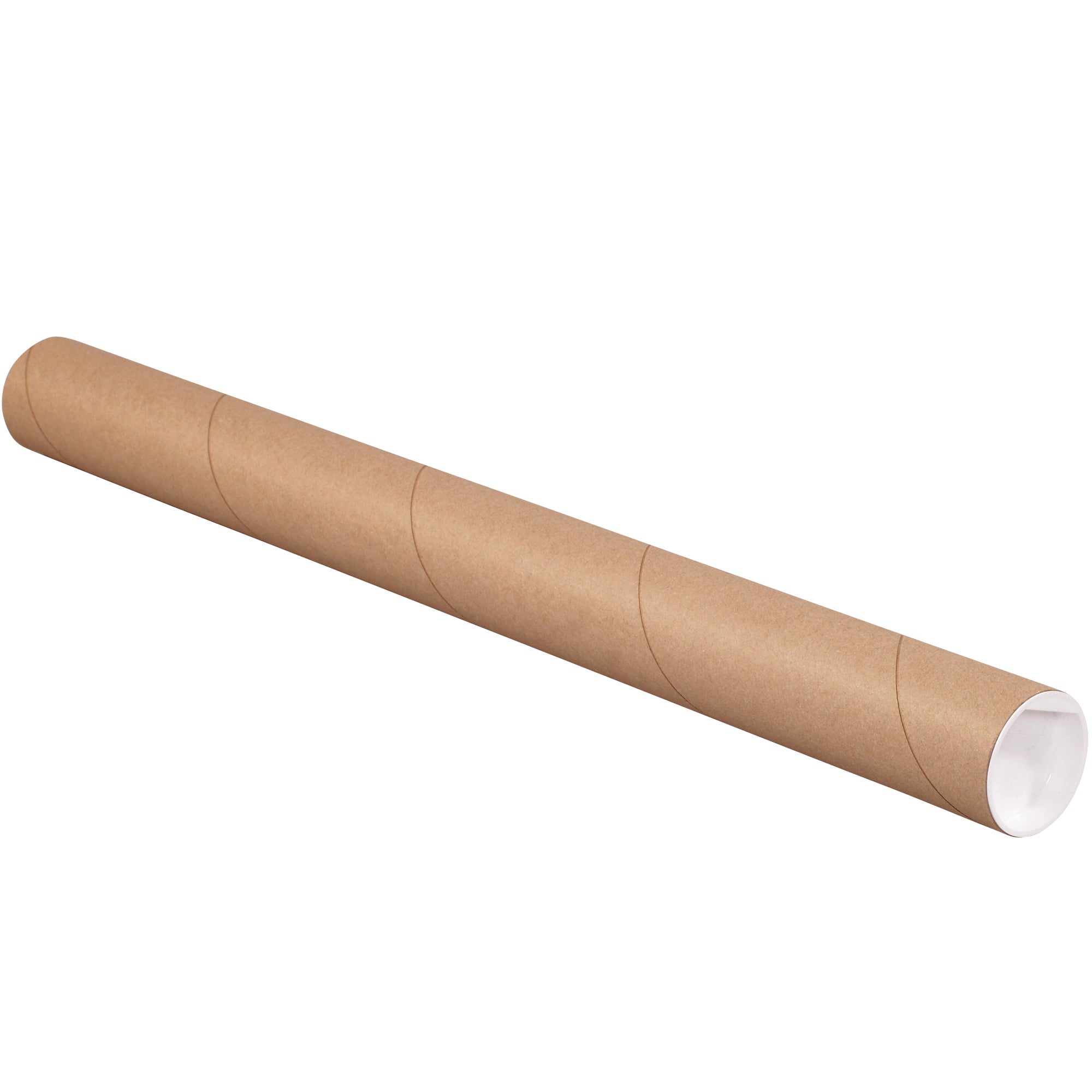 2 x 15" (6 Pack) Kraft Tubes with Caps (P2015KRP6) Case Of 6