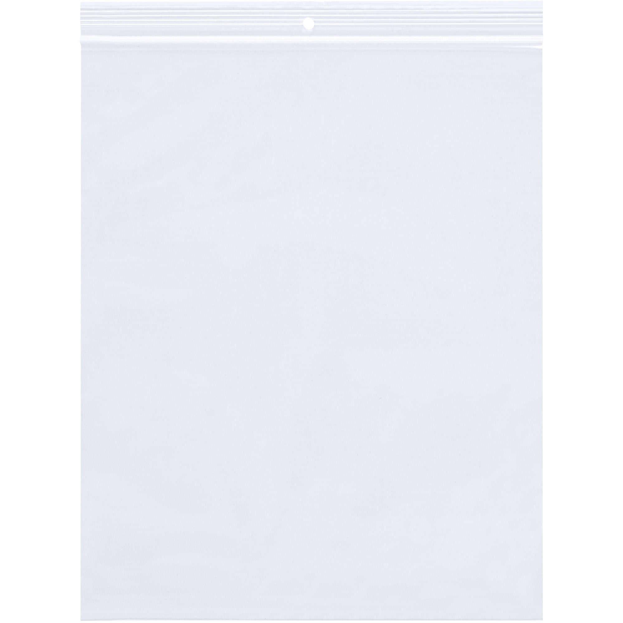 2 x 2" - 2 Mil Reclosable Poly Bags w/ Hang Hole (PB6726) Case Of 1000