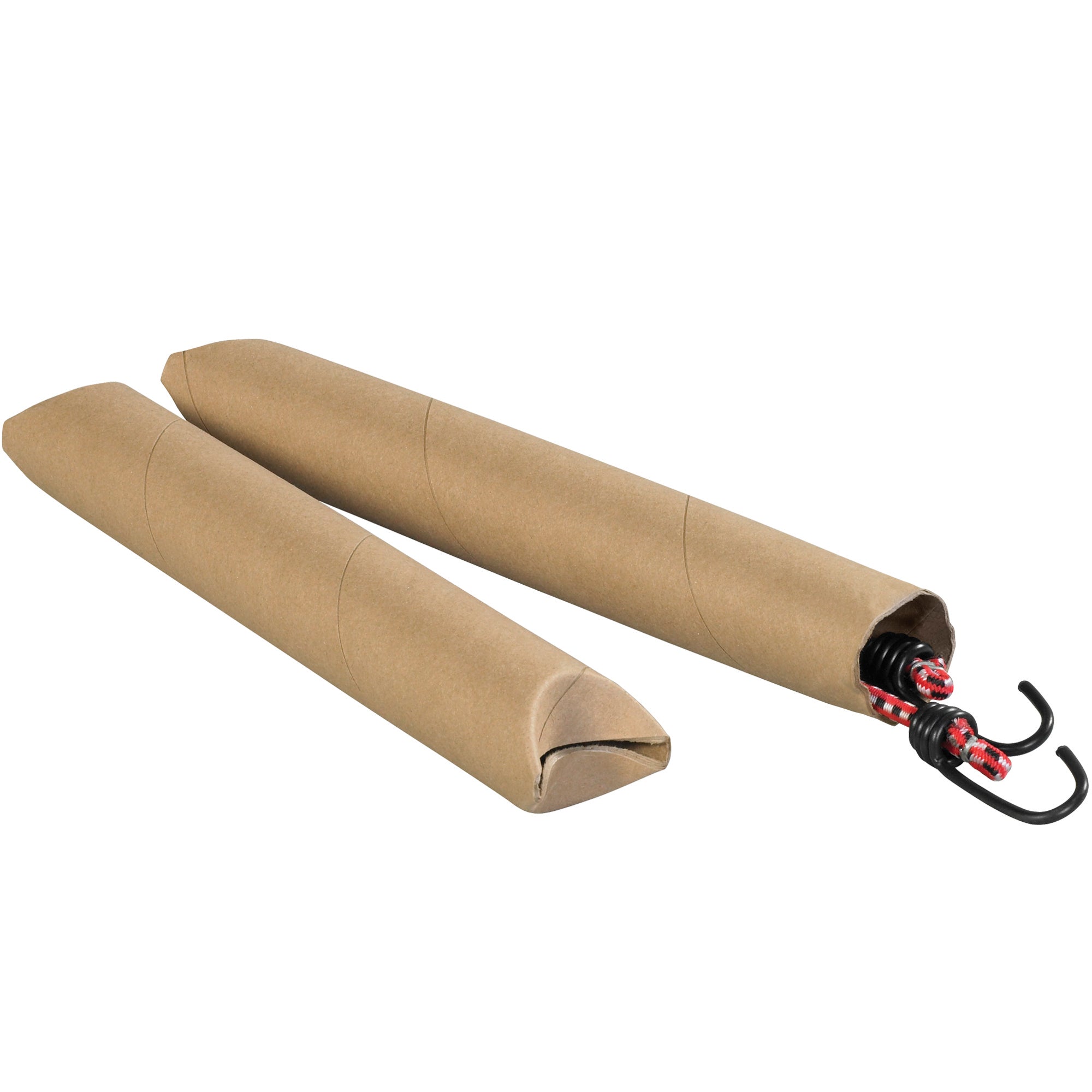 2 x 24" Kraft Crimped End Tubes (S2024K) Case Of 50