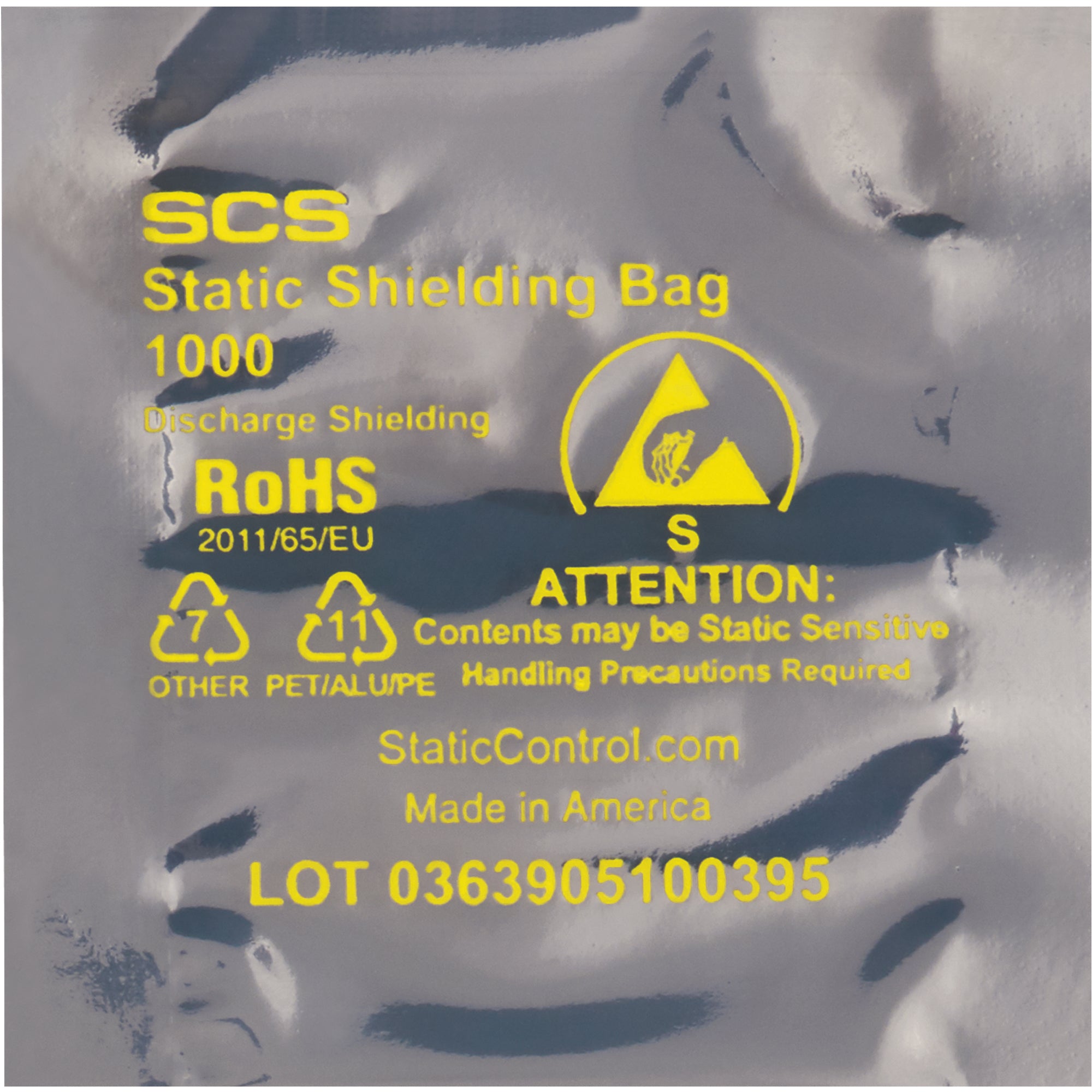 2 x 4" Open End Static Shielding Bags (STC102) Case Of 1000
