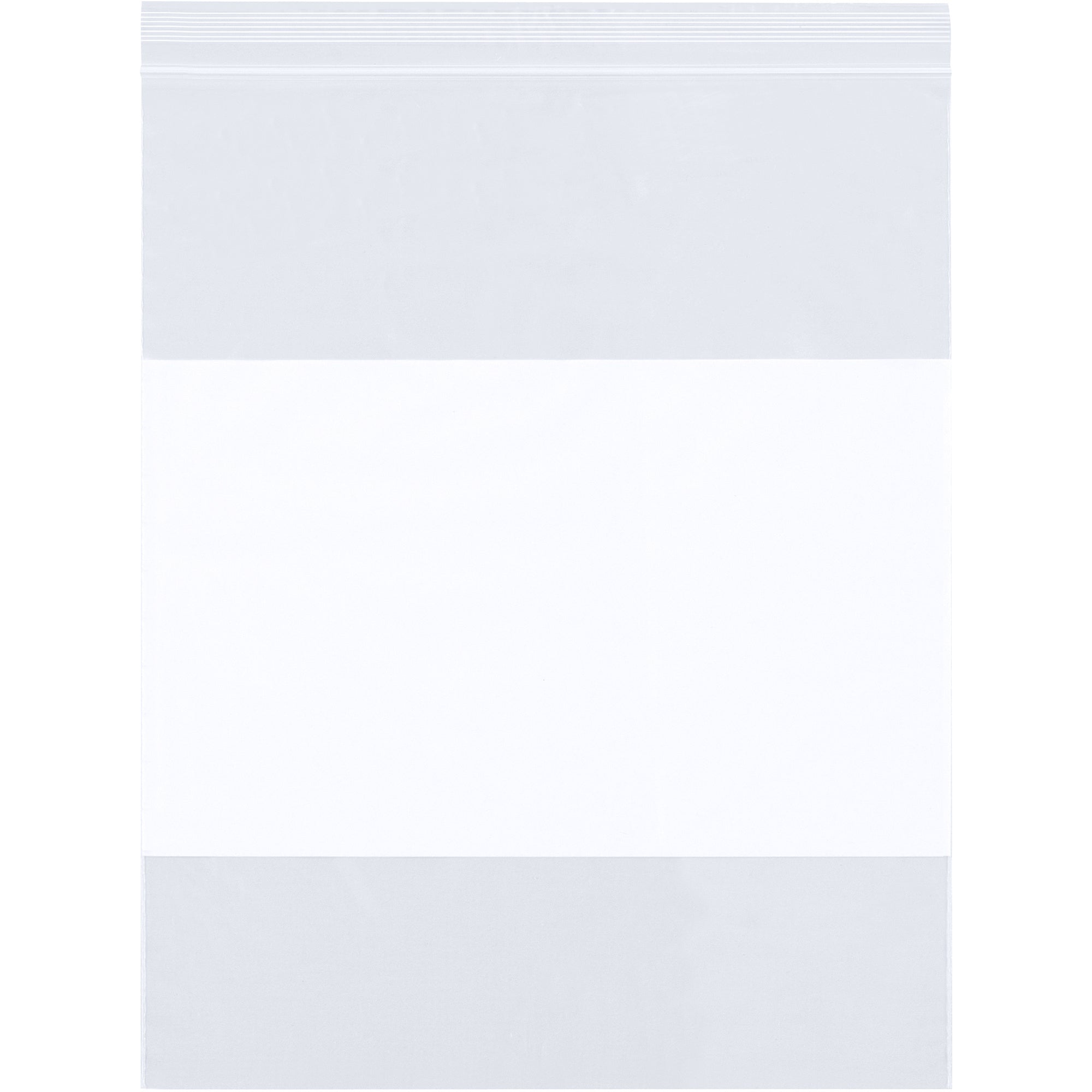 20 x 24" - 4 Mil White Block Reclosable Poly Bags (PB4016) Case Of 250