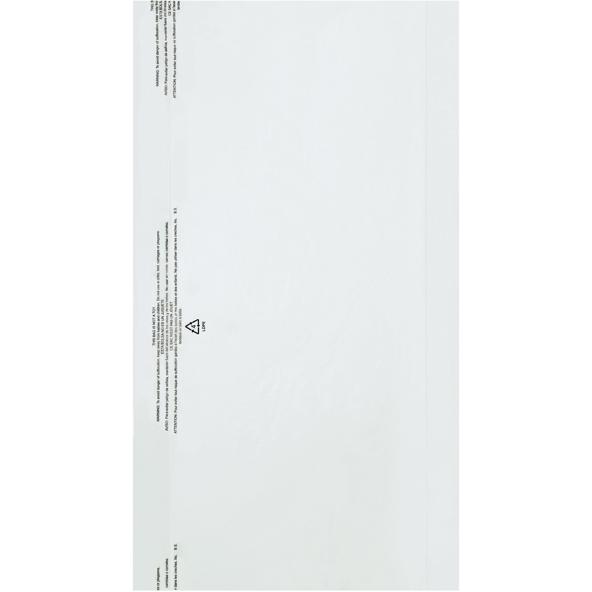 21 x 7 x 40" - 0.6 Mil Garment Bags (GB21740) Roll Of 470
