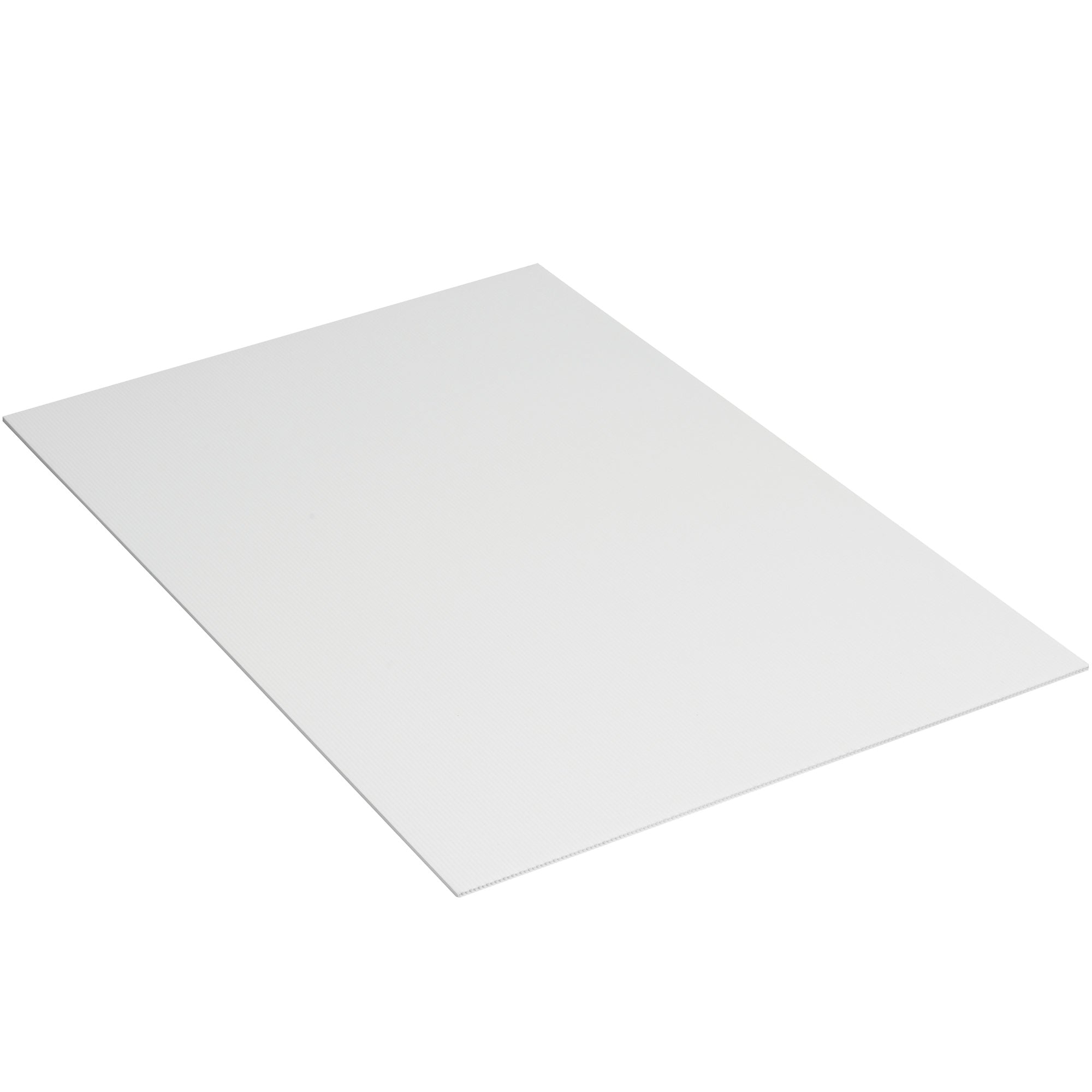 24 x 36" White Plastic Corrugated Sheets (PCS2436W) Bundle Of 10