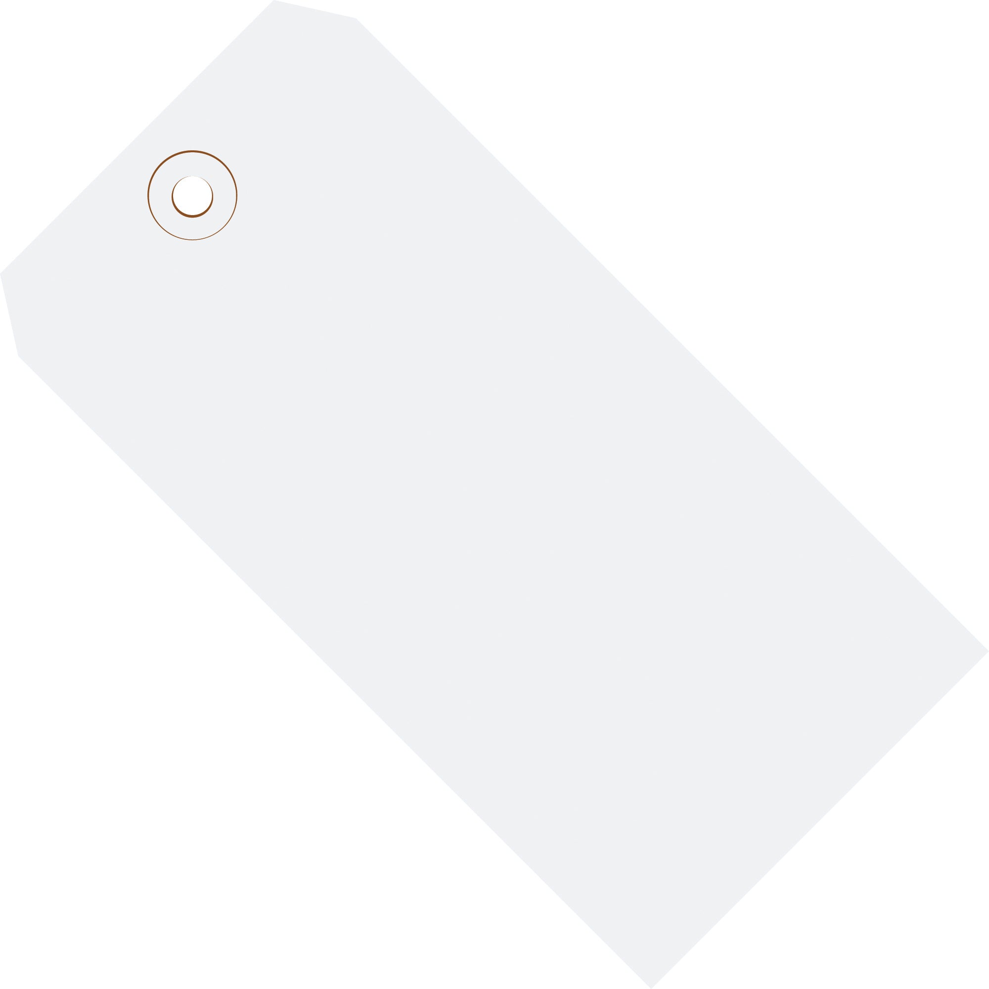 3 3/4 x 1 7/8" White 13 Pt. Shipping Tags (G11031G) Case Of 1000