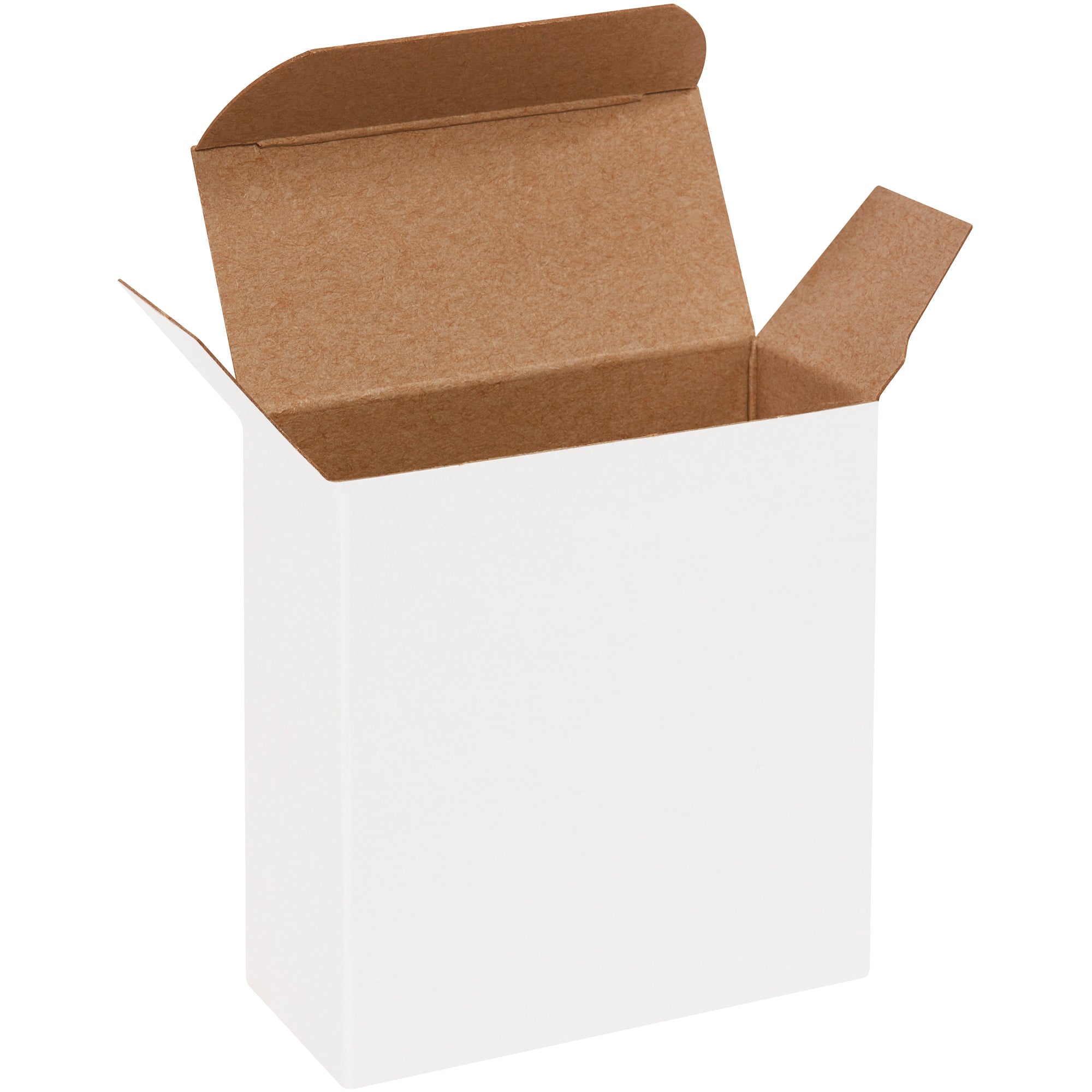 3 5/16 x 1 1/2 x 3 5/16" White Reverse Tuck Folding Cartons (RTC30W) Case Of 1000