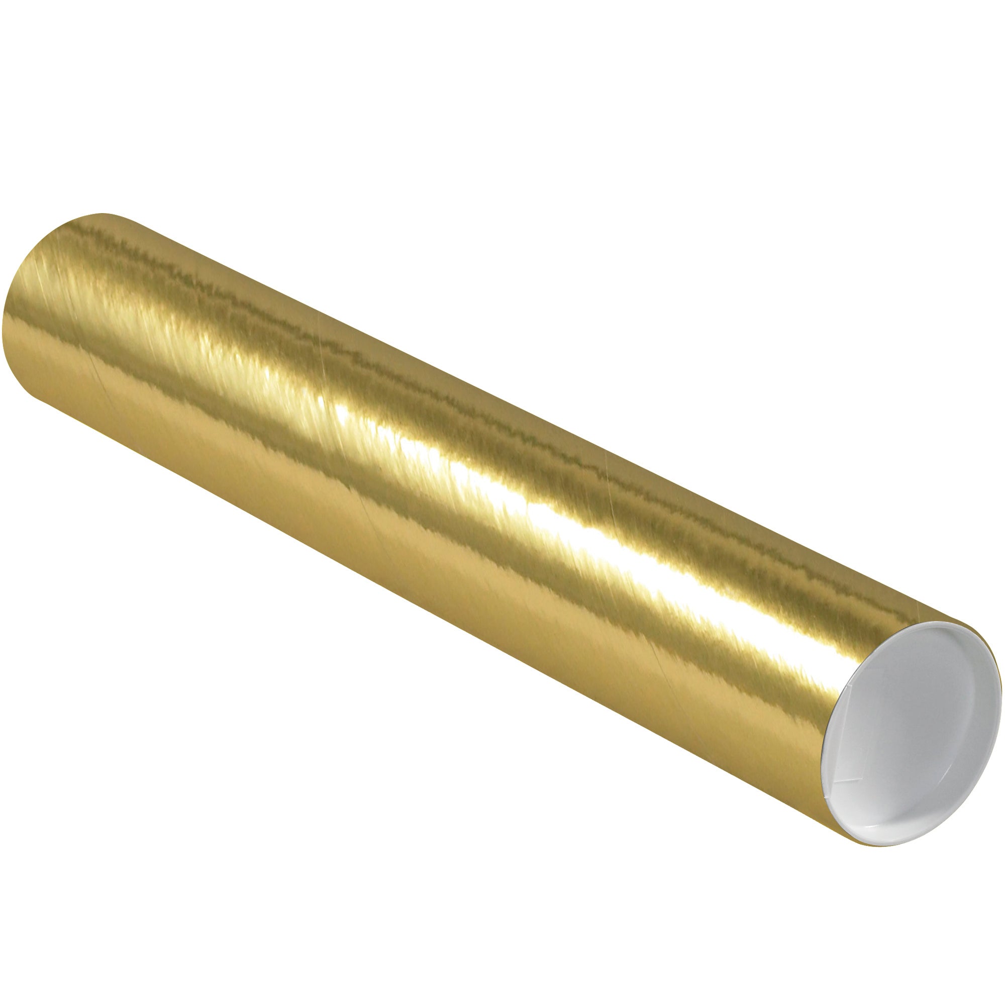 3 x 18" Gold Tubes with Caps (P3018GO) Case Of 24