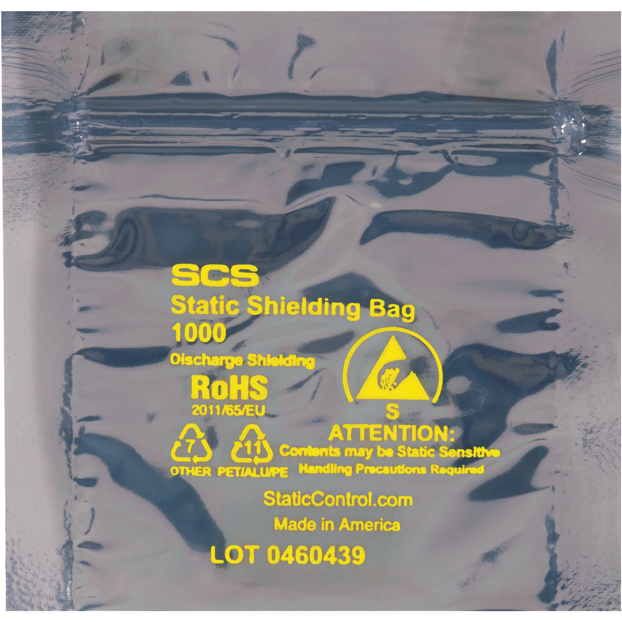 3 x 3" Reclosable Static Shielding Bags (STC305) Case Of 1000