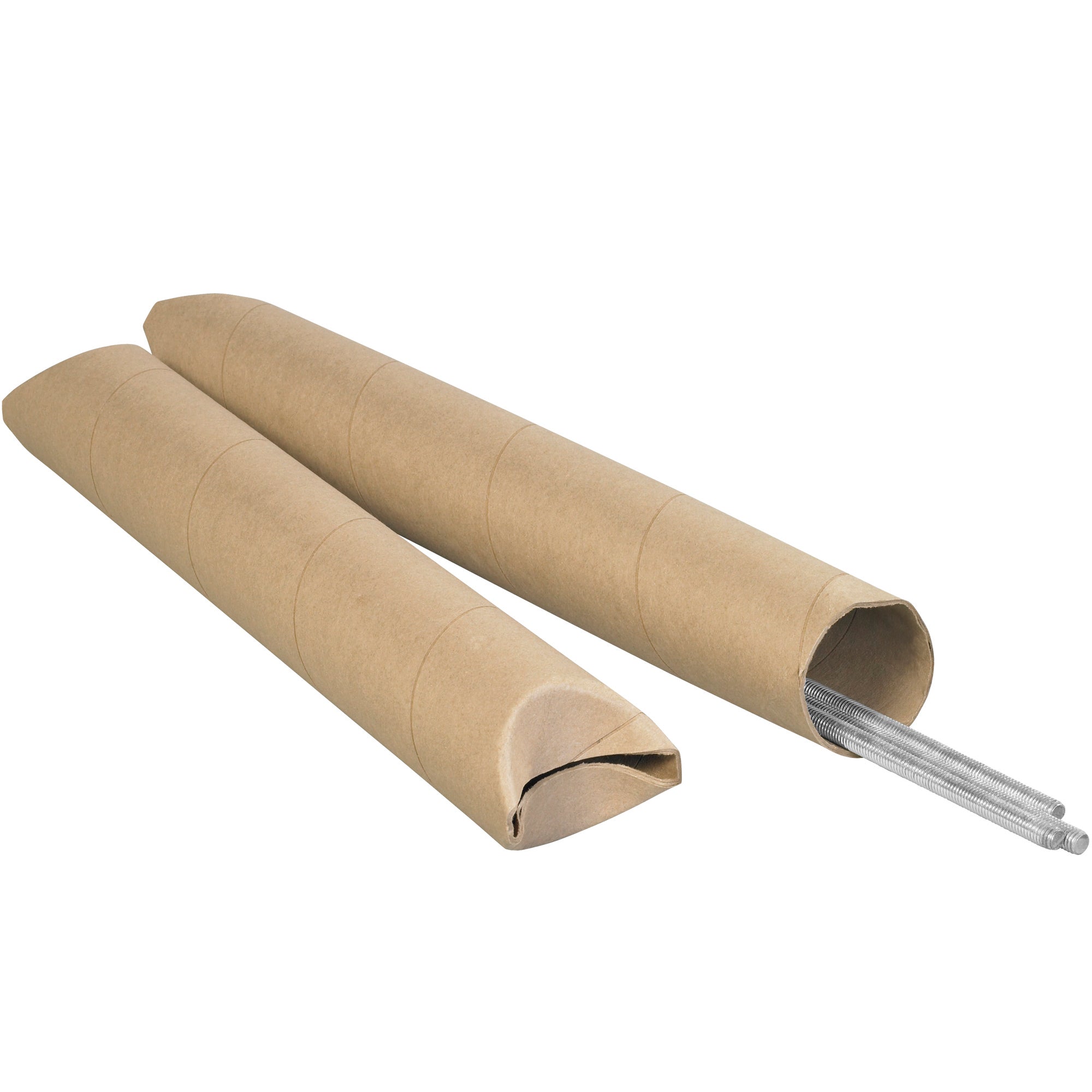 3 x 30" Kraft Crimped End Tubes (S3030K) Case Of 24