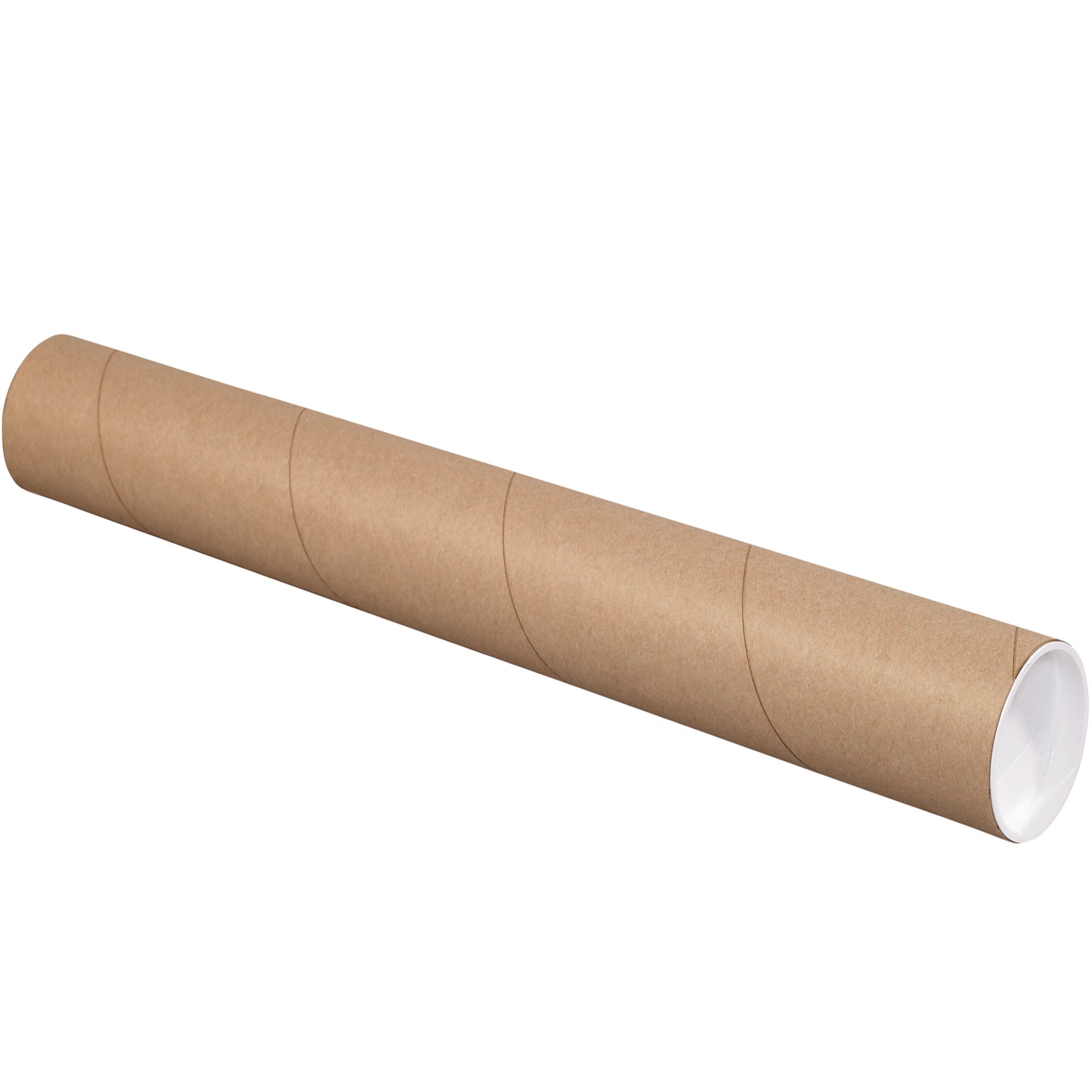 3 x 30" Kraft Tubes with Caps (P3030K) Case Of 24