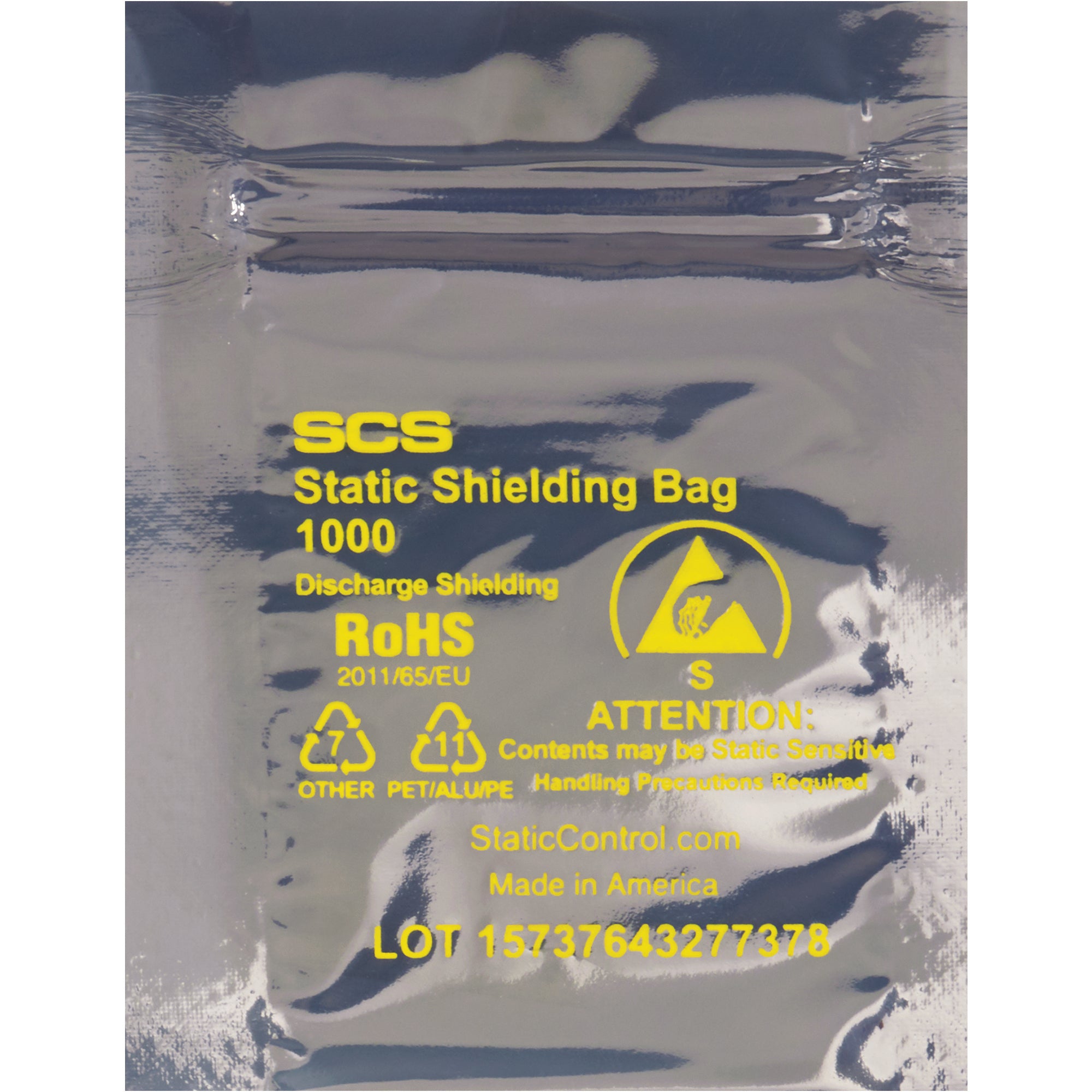 3 x 5" Reclosable Static Shielding Bags (STC307) Case Of 500