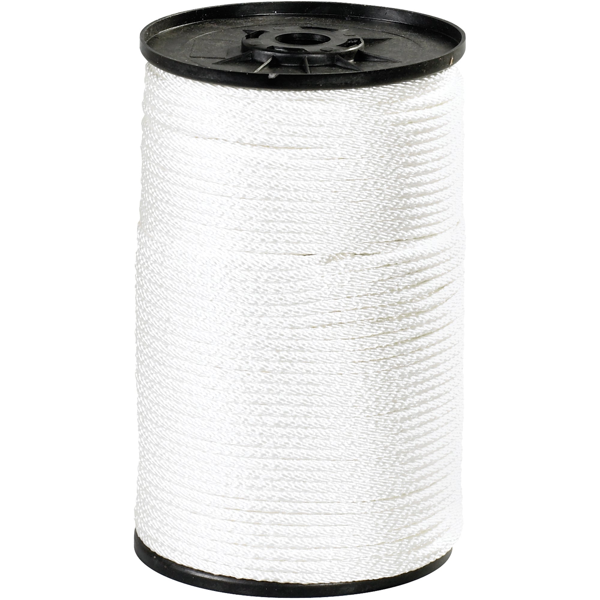 3/8", 2,300 lb, White Solid Braided Nylon Rope (TWR121) Each