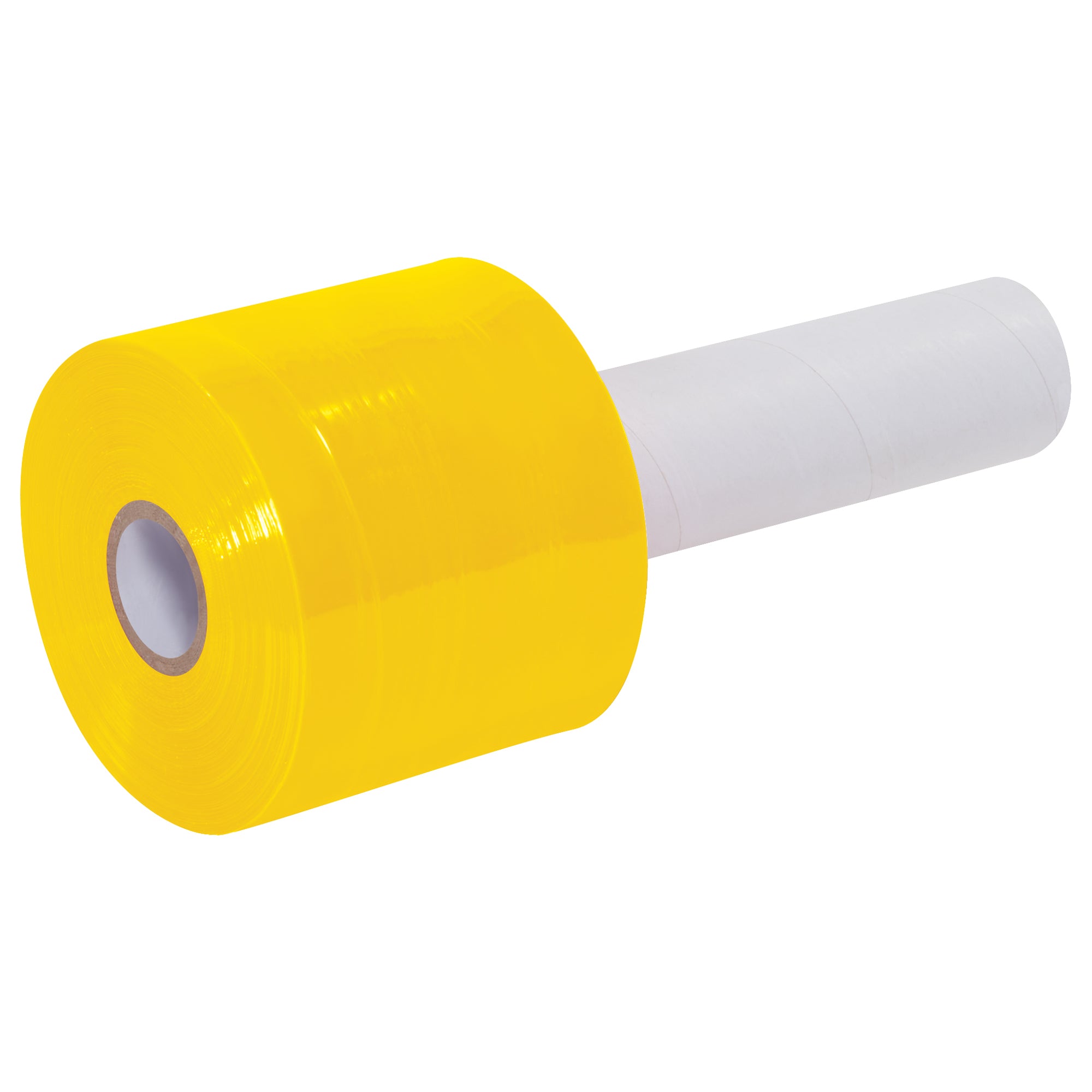 3" x 80 Gauge x 1000' Yellow Extended Core Bundling Film (TNBEC303YEL) Case Of 18