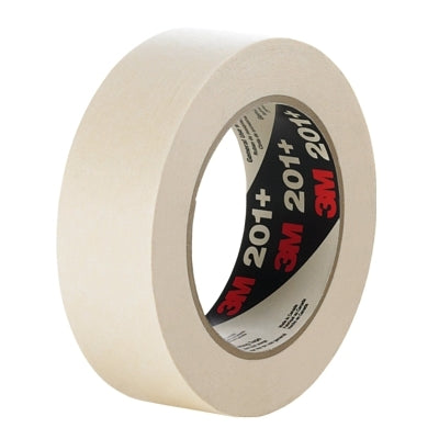 3M 201  General Use Masking Tape, 0.94 in x 60.14 yd, Natural (405-511156-47406) 1 Roll