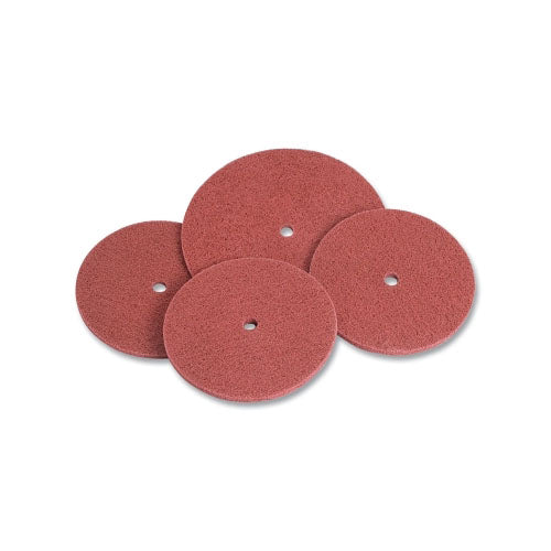 3M Buff and Blend HP Disc, 6 in x 1/2 in, Very Fine, Aluminum Oxide, 3600 rpm, Red (405-051115-32516) 100 EA / CA
