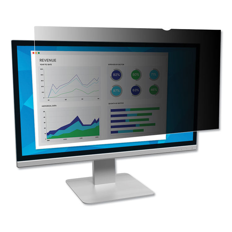 3M Frameless Blackout Privacy Filter for 19" Flat Panel Monitor (MMMPF190C4B) Each