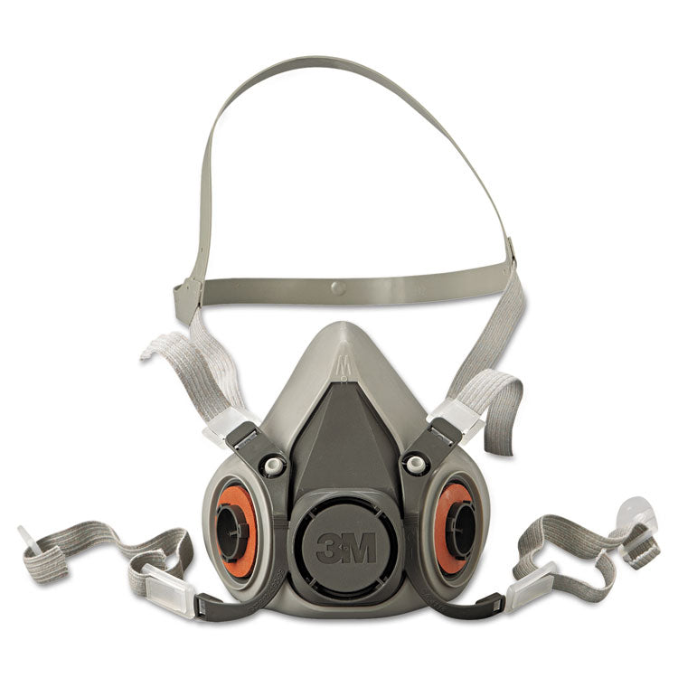 3M Half Facepiece Respirator 6000 Series, Reusable, Medium (MMM6200) Each