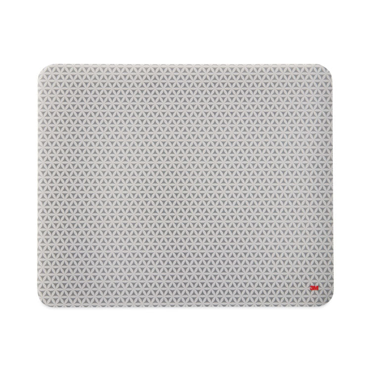 3M Precise Mouse Pad with Nonskid Repositionable Adhesive Back, 8.5 x 7, Bitmap Design (MMMMP200PS)
