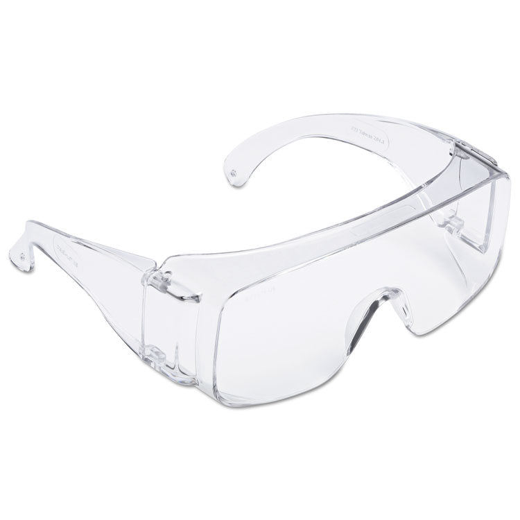 3M Tour Guard V Safety Glasses, One Size Fits Most, Clear Frame/Lens, 20/Box (MMMTGV0120) Box of 20