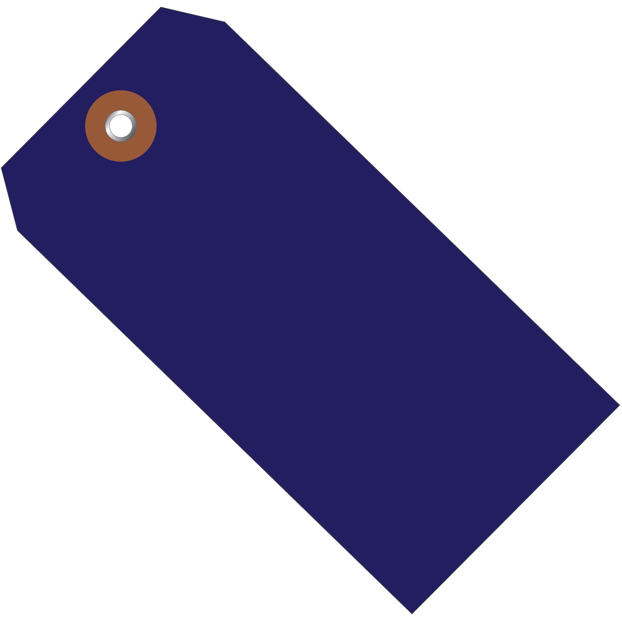 4 3/4 x 2 3/8" Blue Plastic Shipping Tags (G26055) Case Of 100