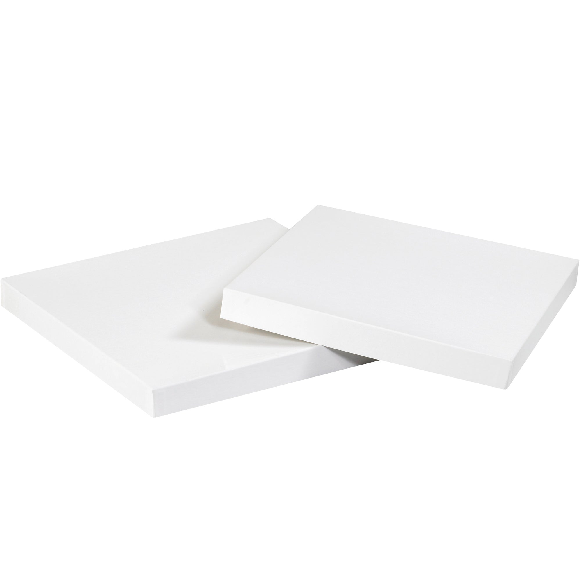 4 x 4" White Deluxe Gift Box Lids (DGBL44W) Case Of 50
