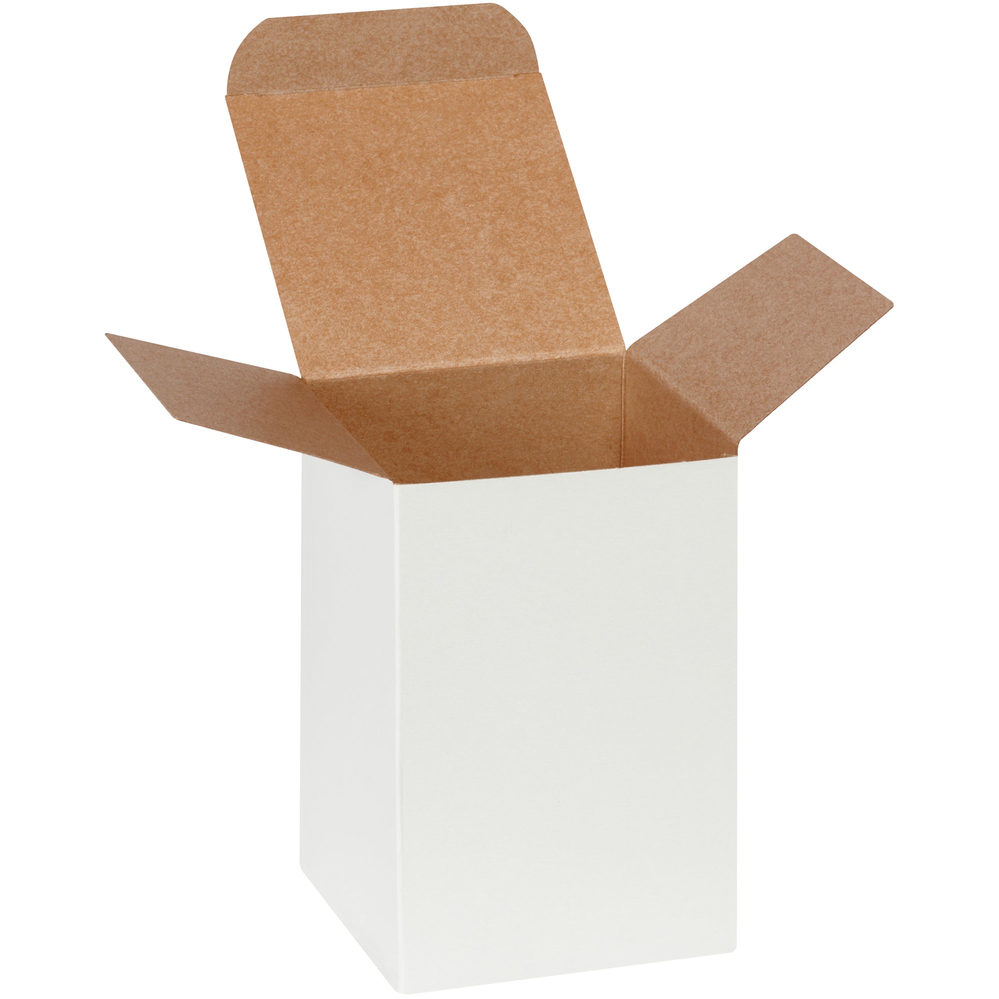 4 x 4 x 6" White Reverse Tuck Folding Cartons (RTS26W) Case Of 250