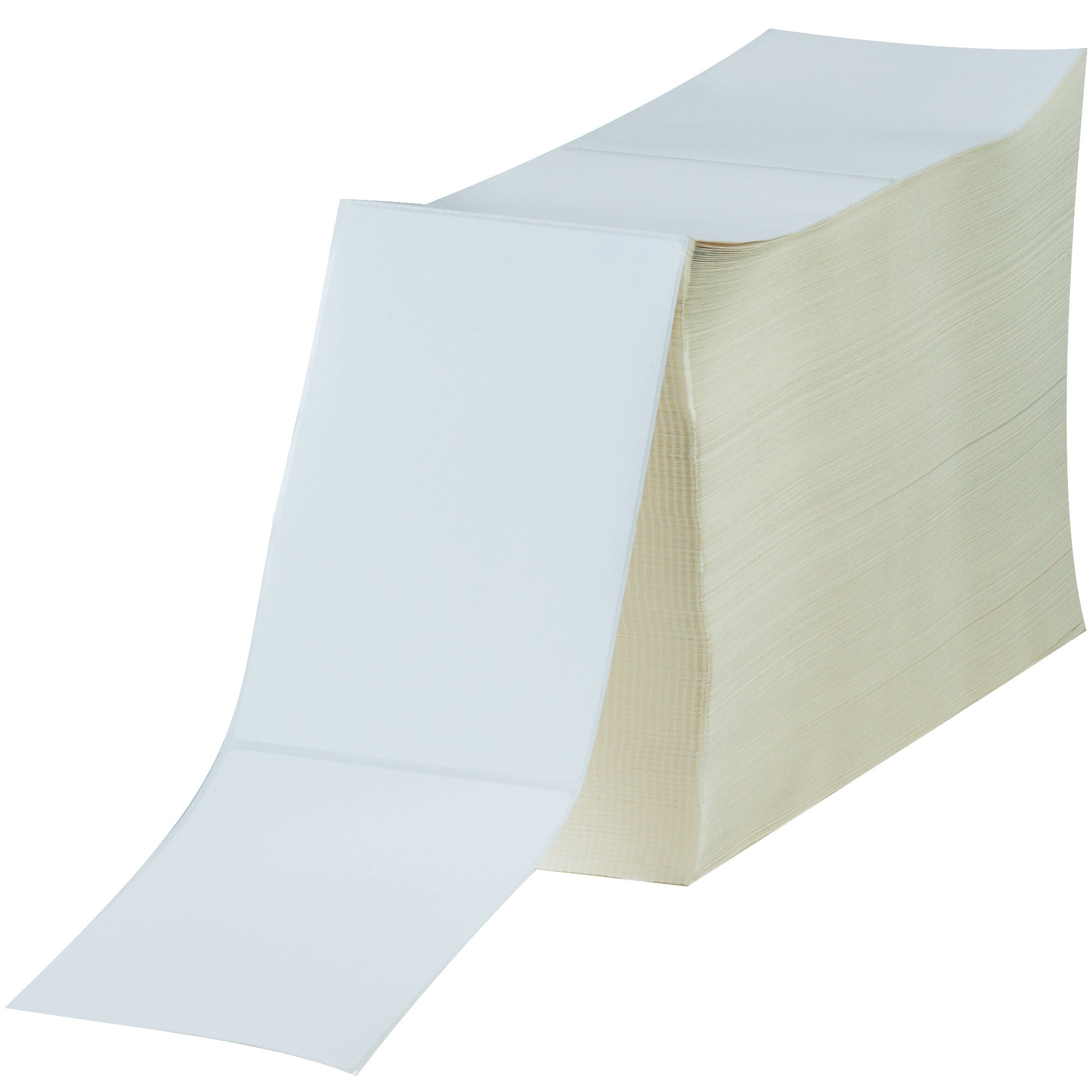 4 x 6" White Fanfold Thermal Transfer Labels (THL140) Case Of 2