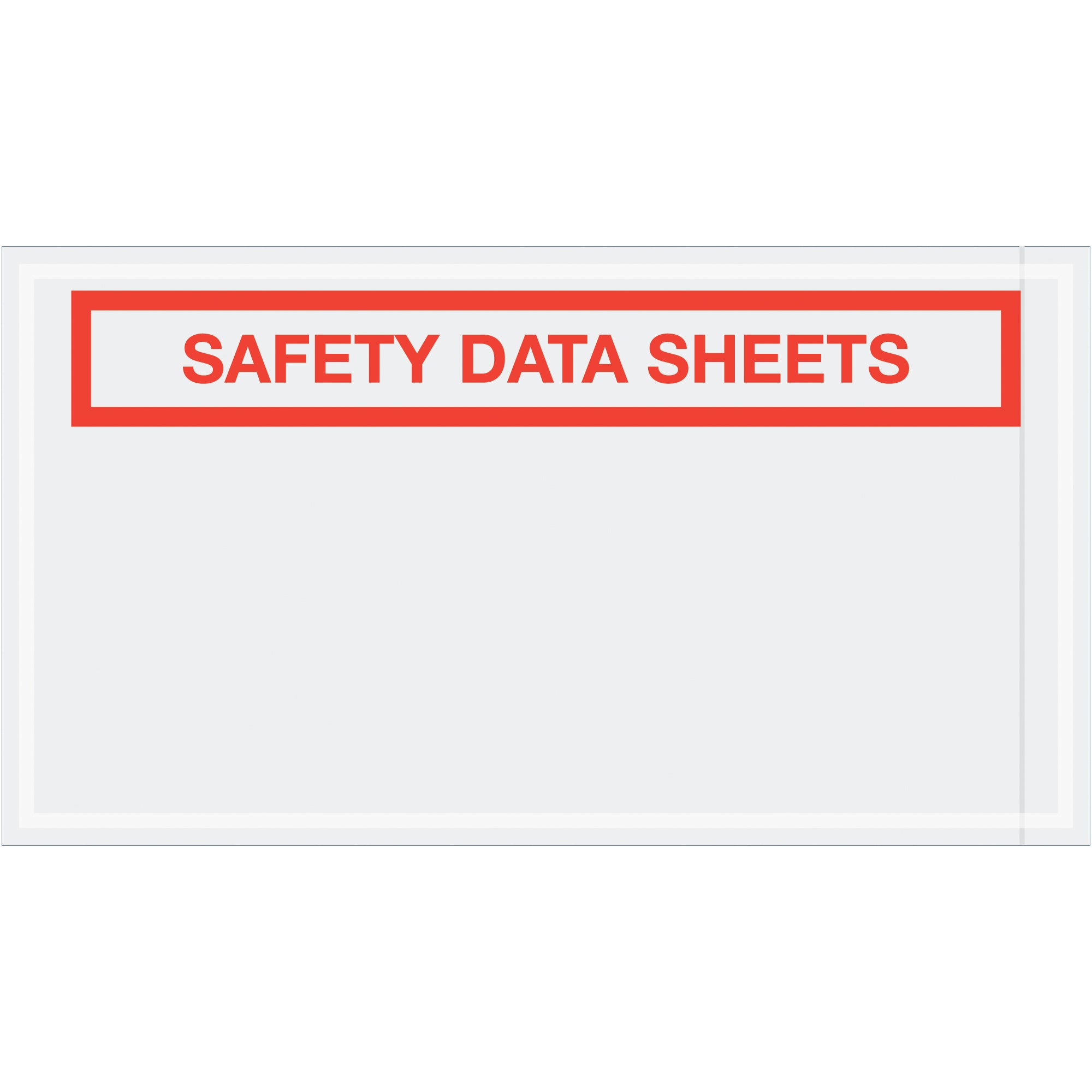 5 1/2 x 10" "Safety Data Sheets" SDS Envelopes (PL494) Case Of 1000